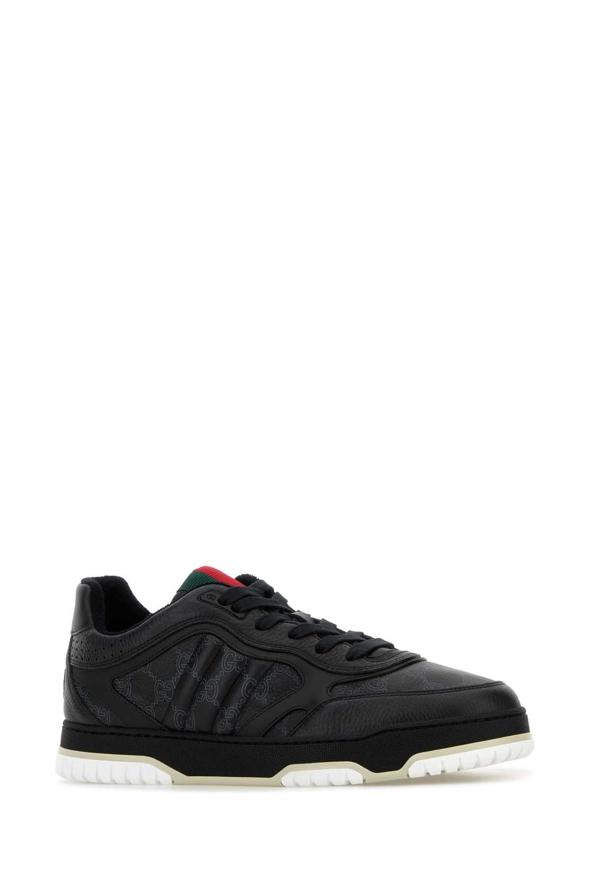 Gucci Printed Leather Sneakers Size US 12 / EU 45 - 2 Thumbnail