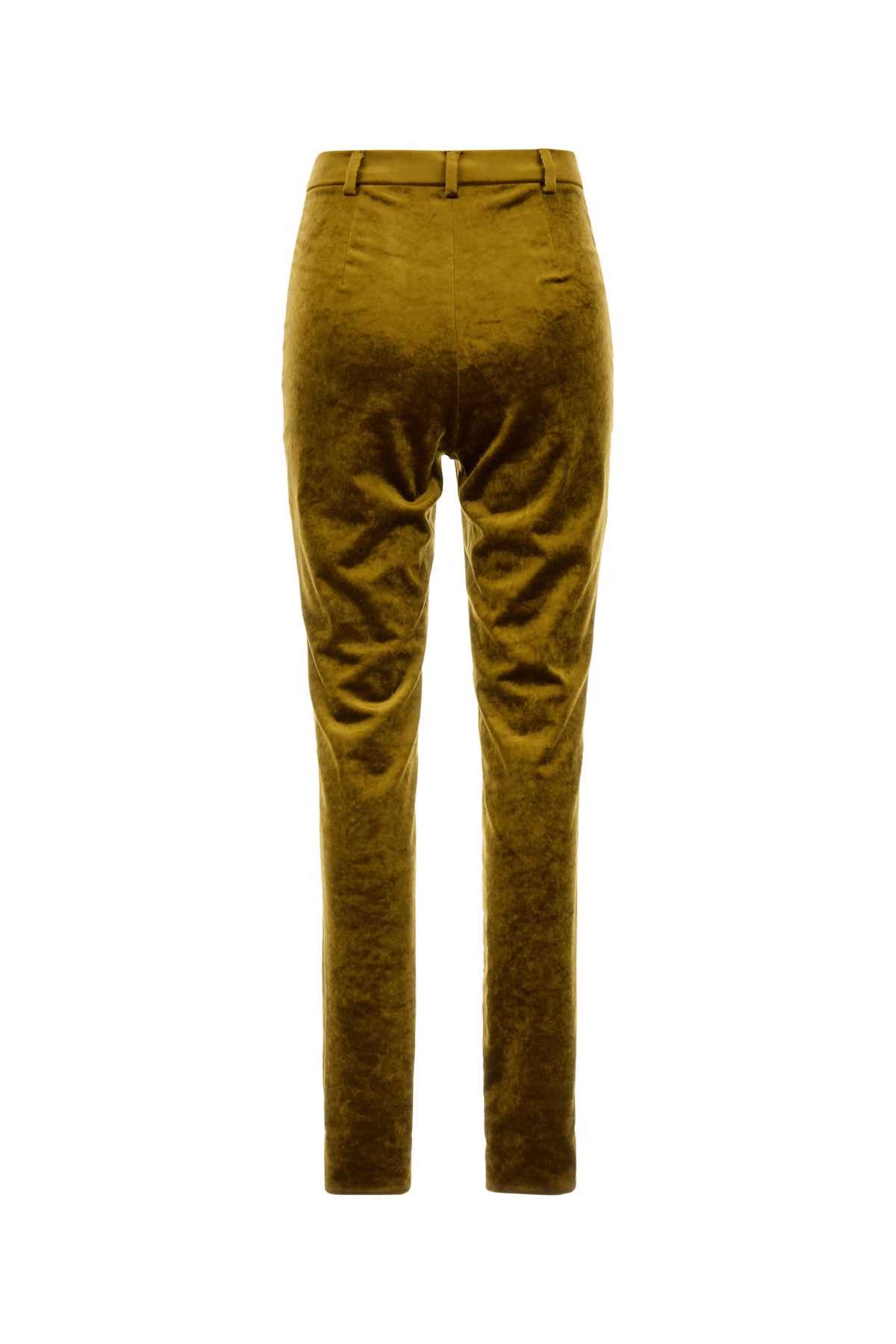 Gucci Olive Green Chenille Skinny Pant Size 27" / US 4 / IT 40 - 2 Thumbnail