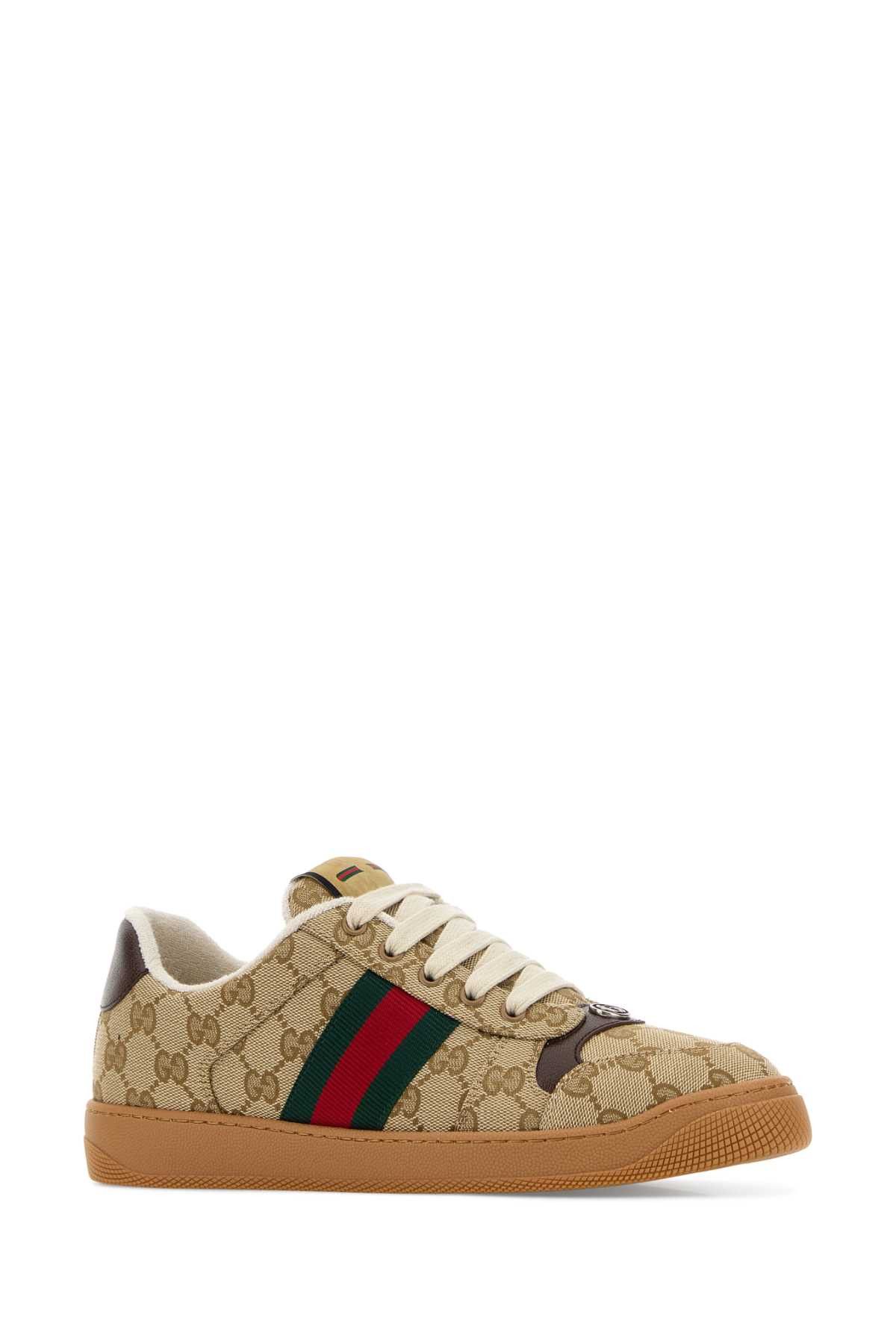 Gucci Gg Fabric Screener Sneakers Size US 8.5 / IT 38.5 - 2 Thumbnail