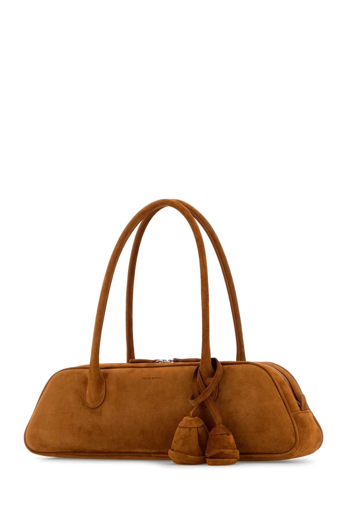 Magda Butrym Caramel Suede Shoulder Bag Size ONE SIZE - 2 Thumbnail