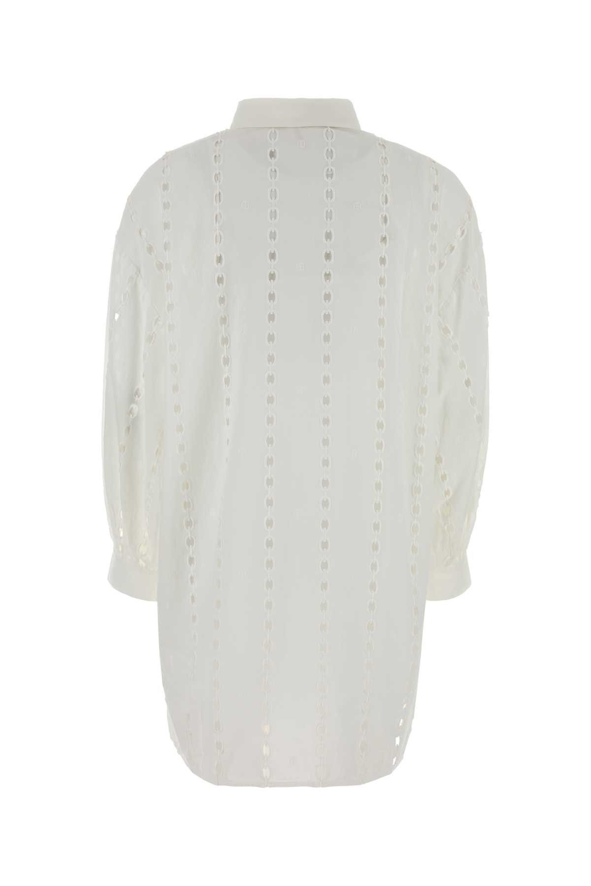 White Cotton Marianne Shirt Dress