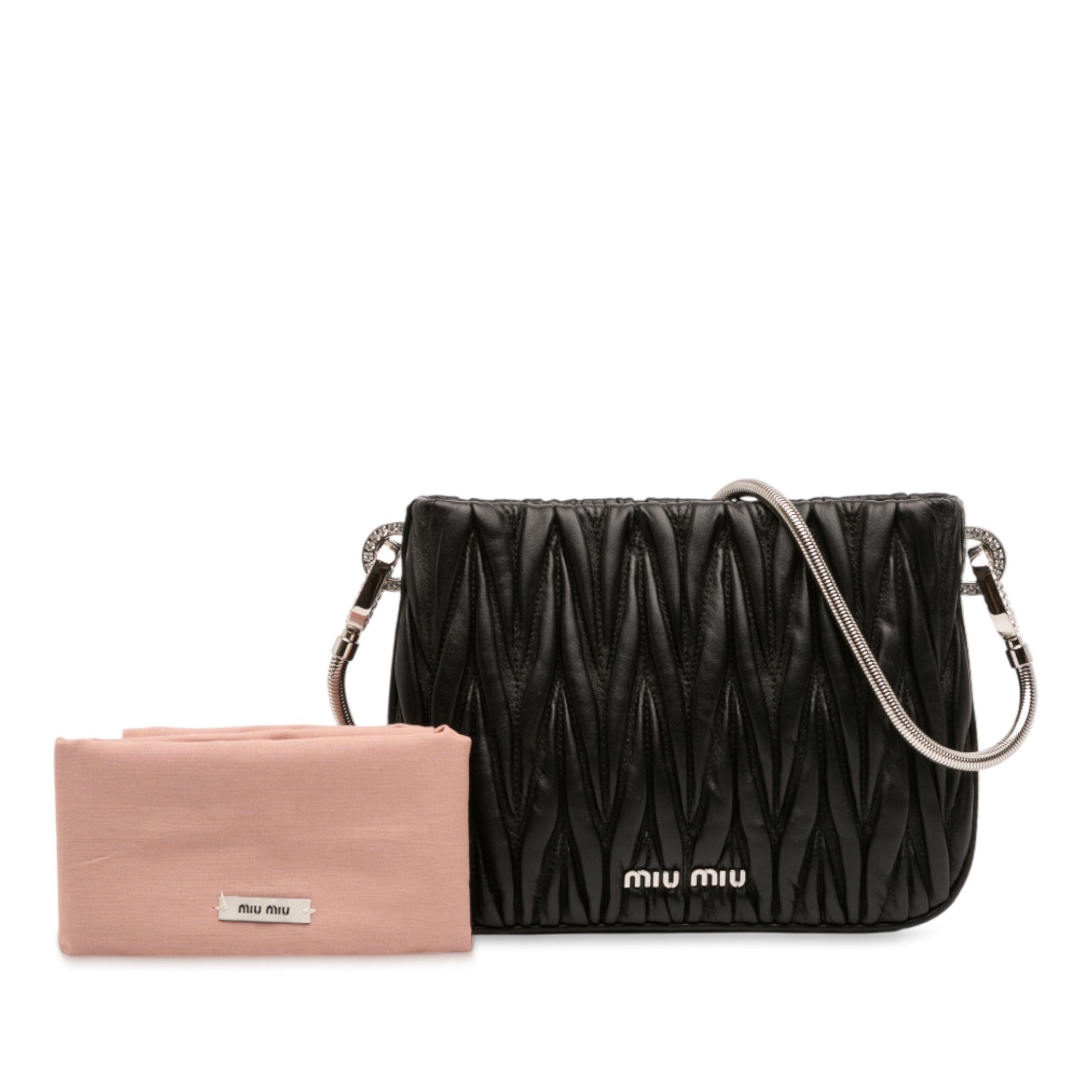 Miu Miu Miu Miu Nappa Matelasse Sassy Shoulder Bag Size ONE SIZE - 10 Thumbnail