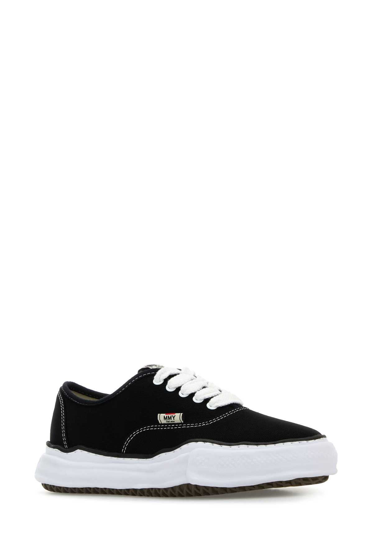 Maison MIHARA YASUHIRO Black Canvas Sneakers Size US 8 / EU 41 - 2 Thumbnail