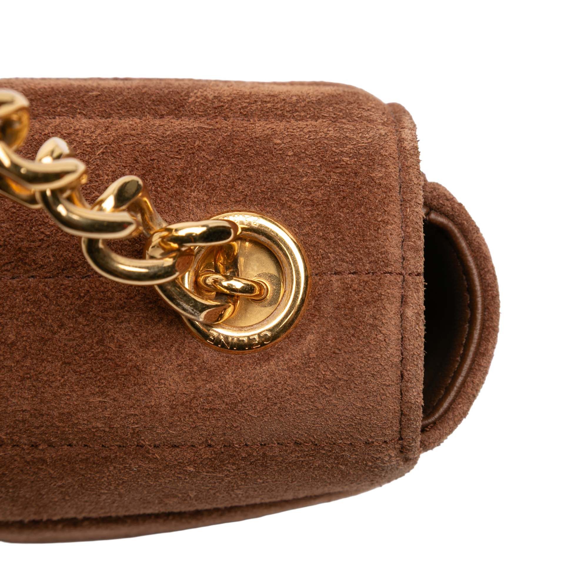 Celine Celine Suede Monochrome Shoulder Bag Size ONE SIZE - 9 Thumbnail