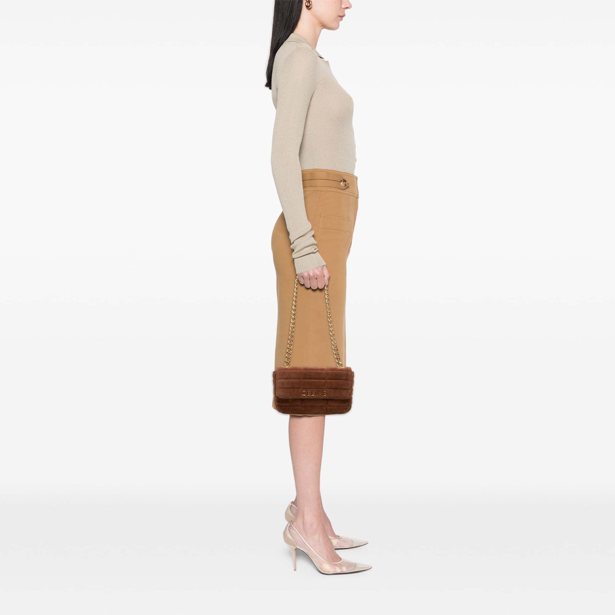 Celine Celine Suede Monochrome Shoulder Bag Size ONE SIZE - 11 Thumbnail