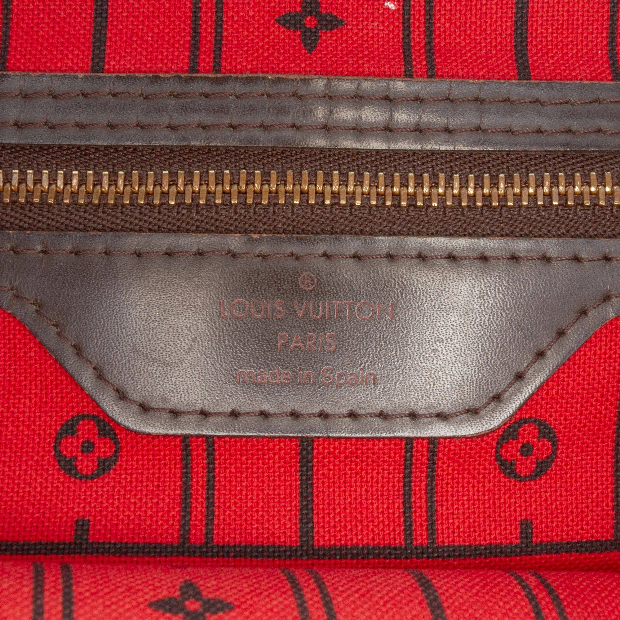 Louis Vuitton Louis Vuitton Damier Ebene Neverfull MM Size ONE SIZE - 5 Thumbnail