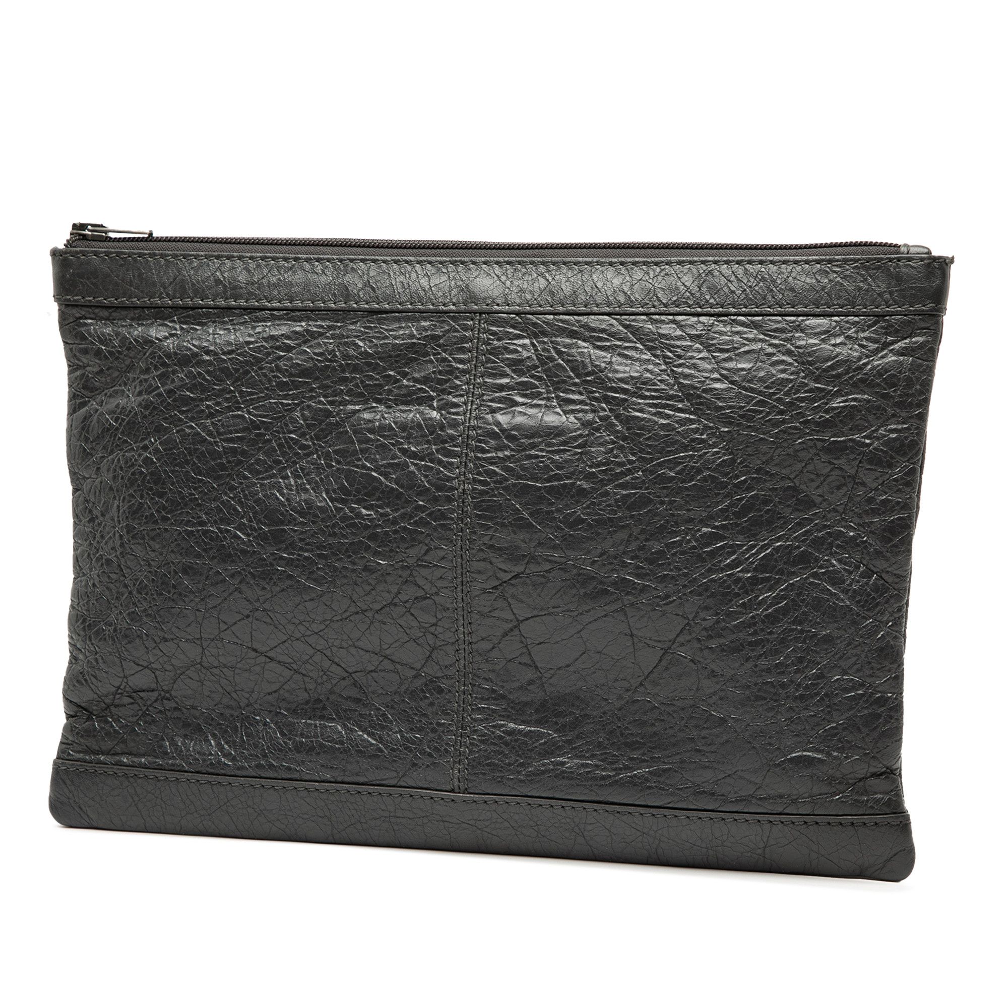 Balenciaga Balenciaga Lambskin Motocross Classic Clip M Clutch Size ONE SIZE - 2 Thumbnail