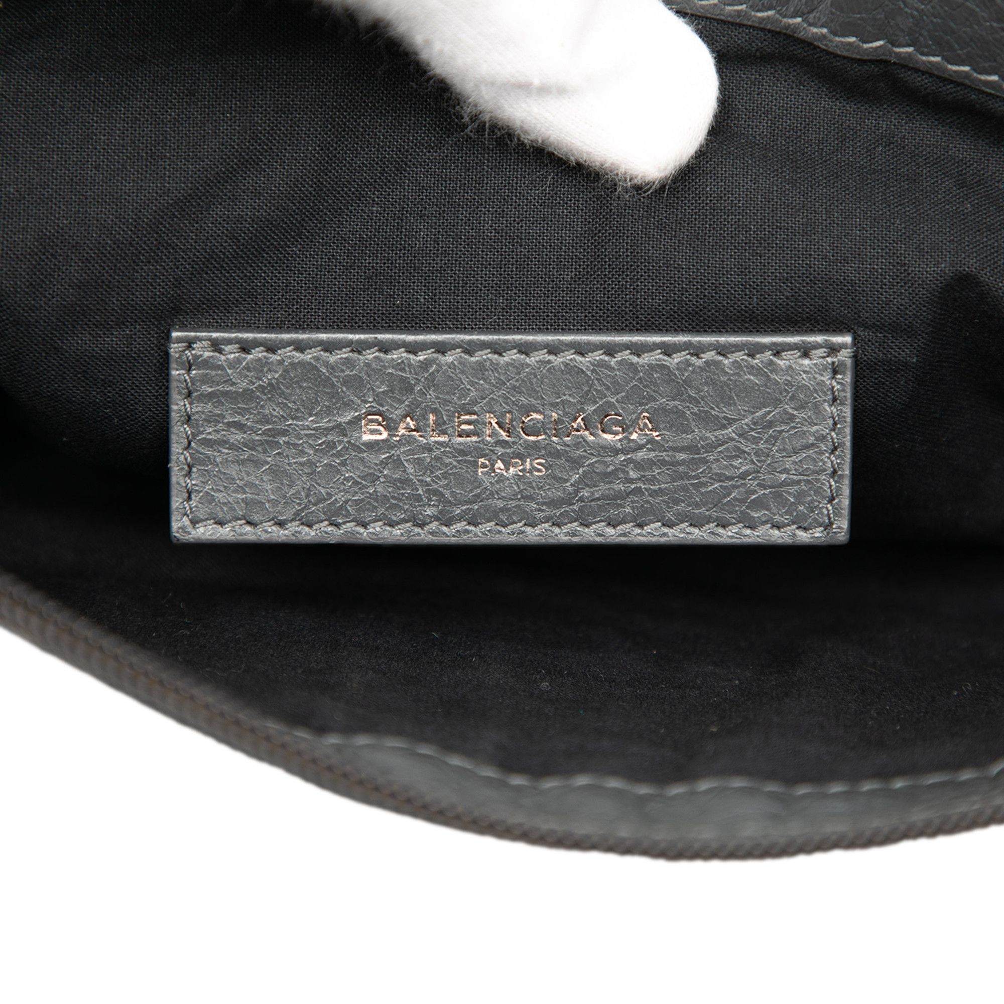 Balenciaga Balenciaga Lambskin Motocross Classic Clip M Clutch Size ONE SIZE - 5 Thumbnail