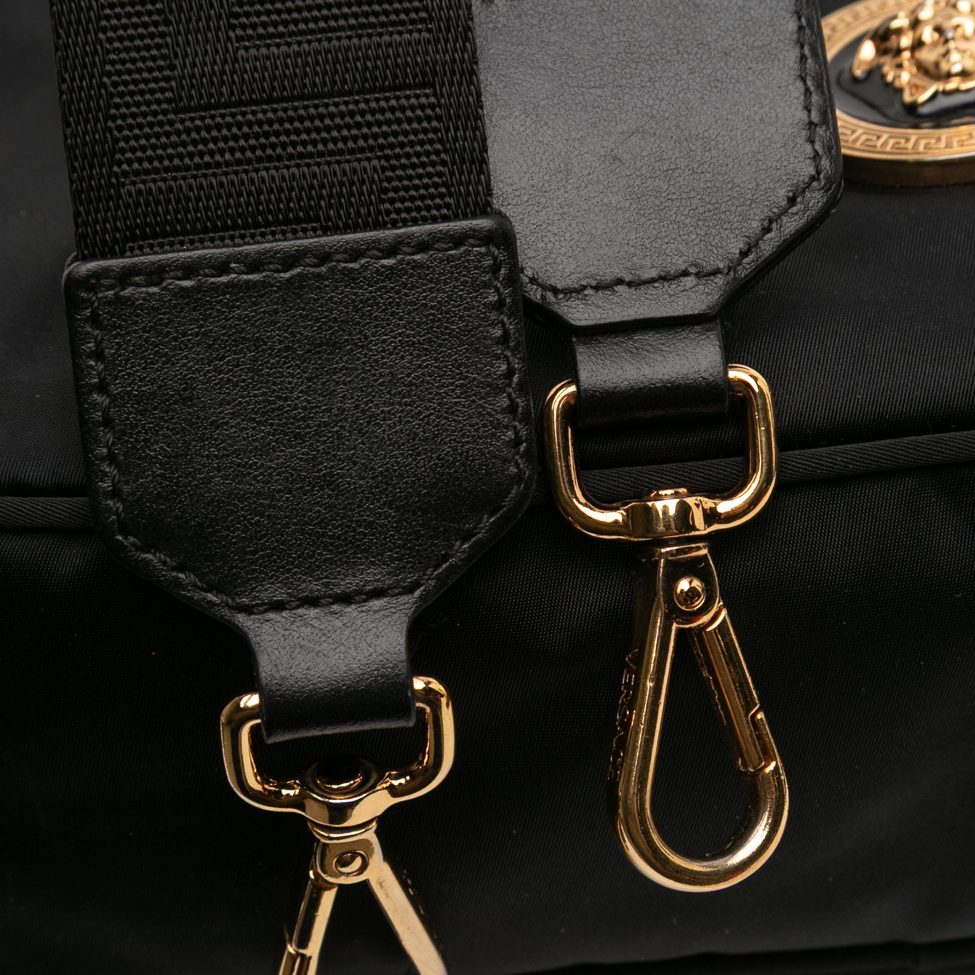 Versace Versace Nylon Tribute La Medusa Chain Satchel Size ONE SIZE - 10 Thumbnail