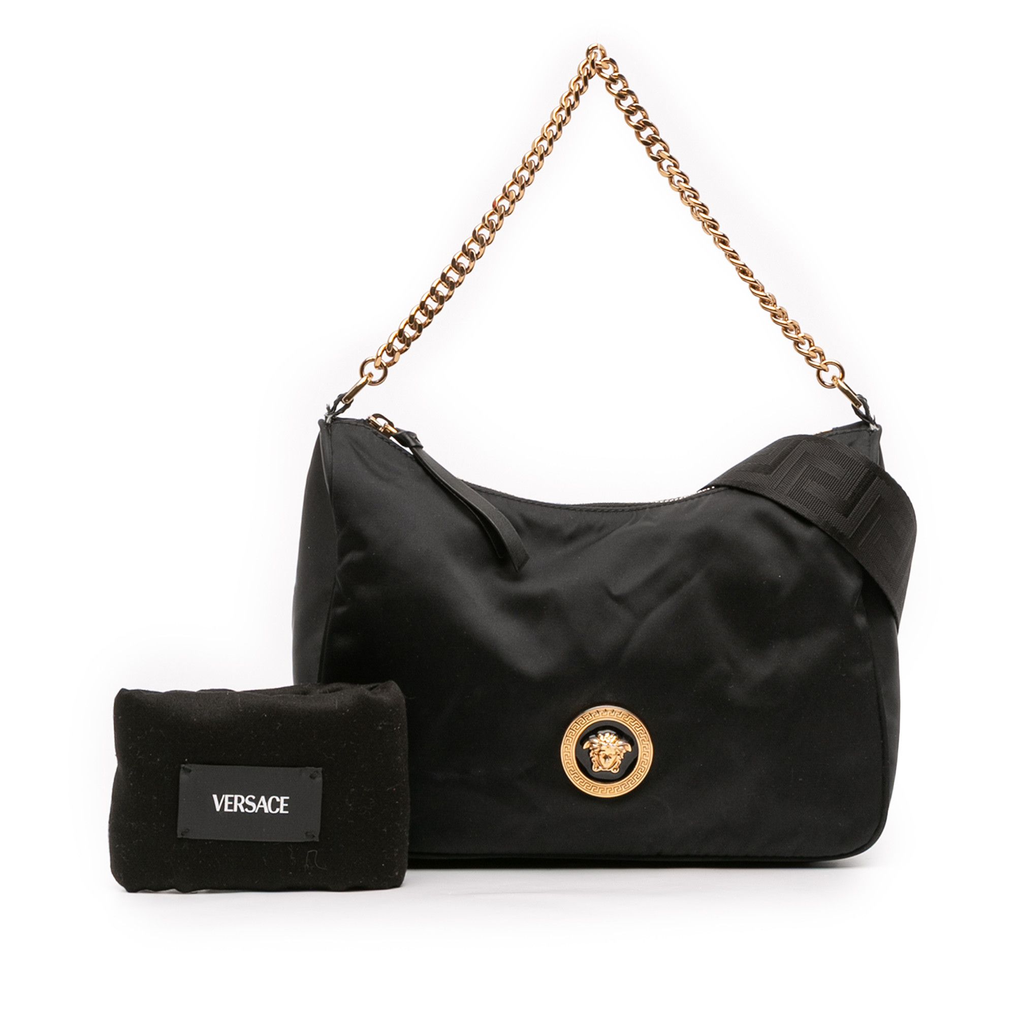 Versace Versace Nylon Tribute La Medusa Chain Satchel Size ONE SIZE - 12 Thumbnail
