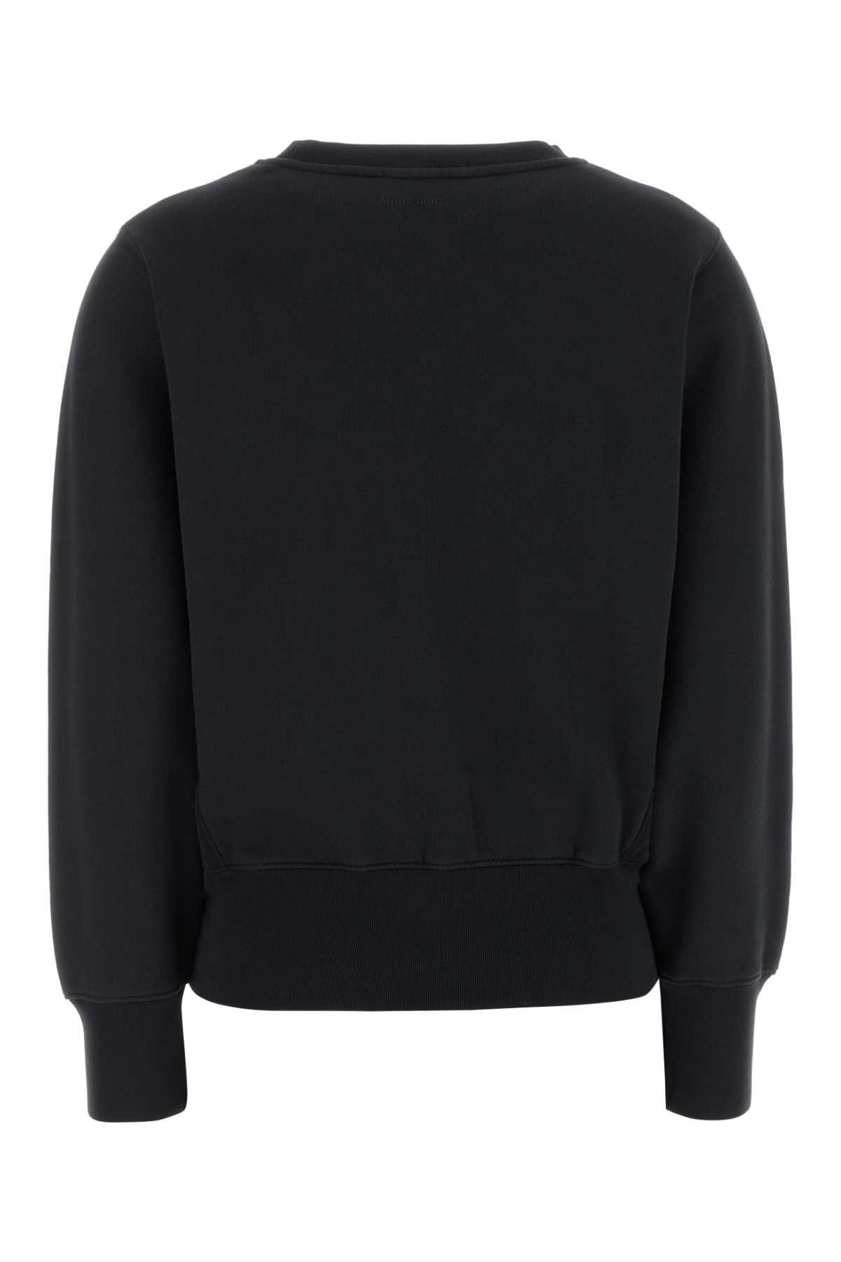 Anine Bing Midnight Blue Cotton Blend Harry Sweatshirt Size XS / US 0-2 / IT 36-38 - 2 Thumbnail