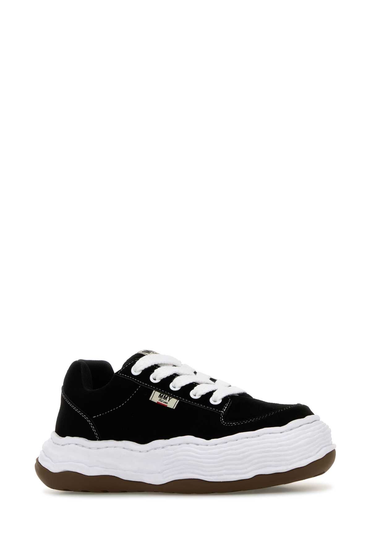 Maison MIHARA YASUHIRO Black Velvet Oliver Sneakers Size US 12 / EU 45 - 2 Thumbnail