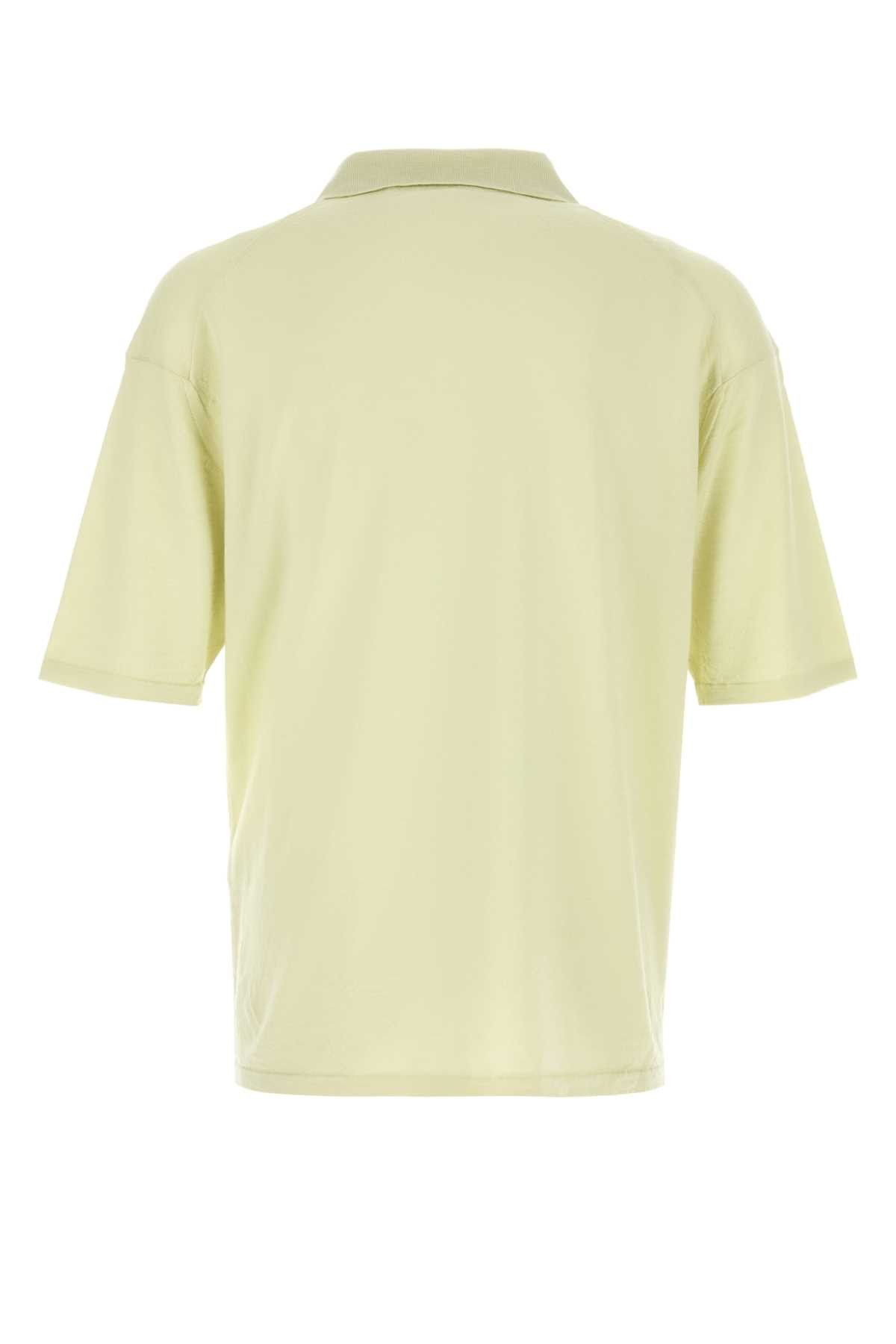 Auralee Pastel Green Wool Polo Shirt Size US XL / EU 56 / 4 - 2 Thumbnail
