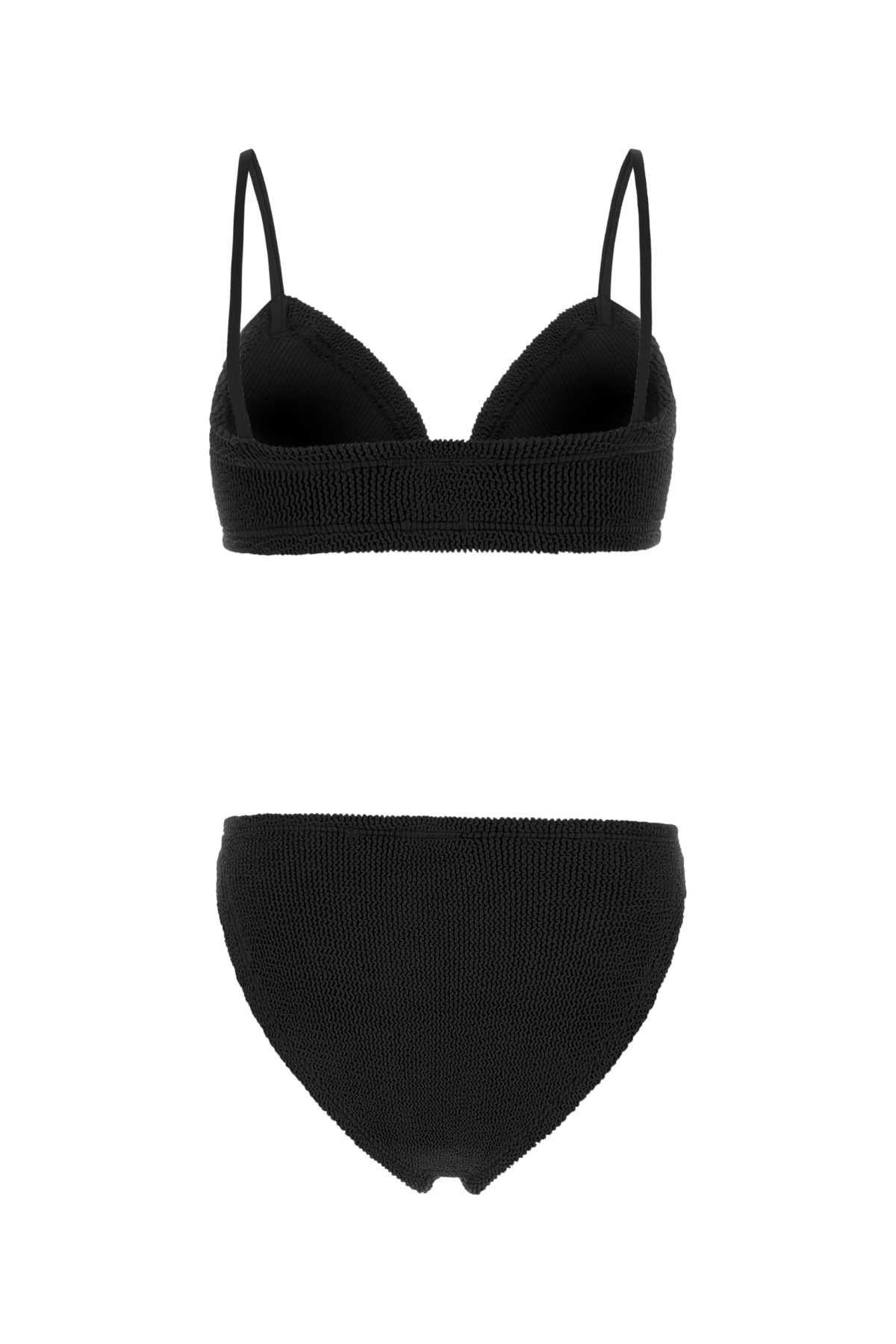Hunza G Black Stretch Nylon Alicia Bikini Size M / US 6-8 / IT 42-44 - 2 Thumbnail