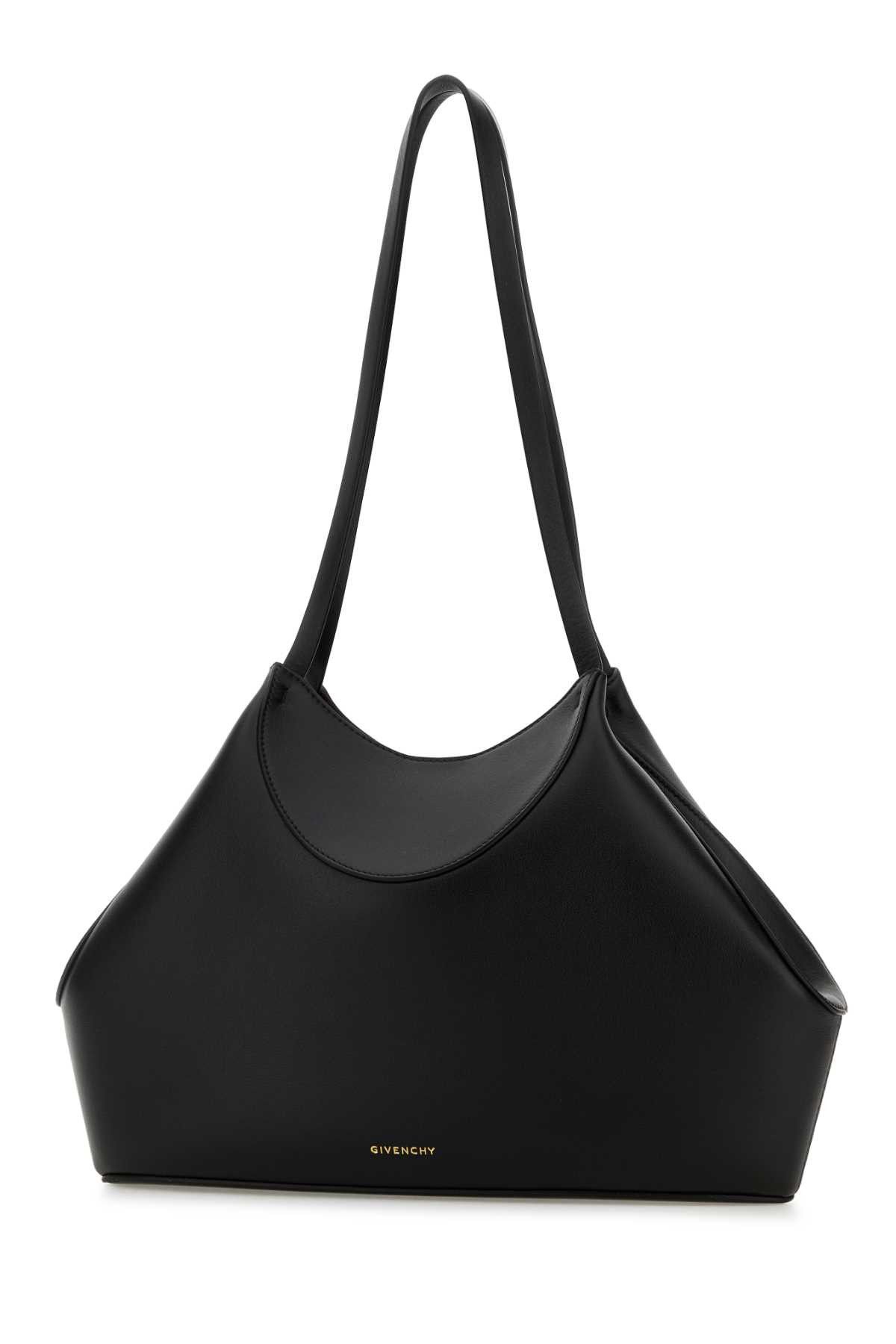 Givenchy Black Leather Small Facet Shoulder Bag Size ONE SIZE - 2 Thumbnail