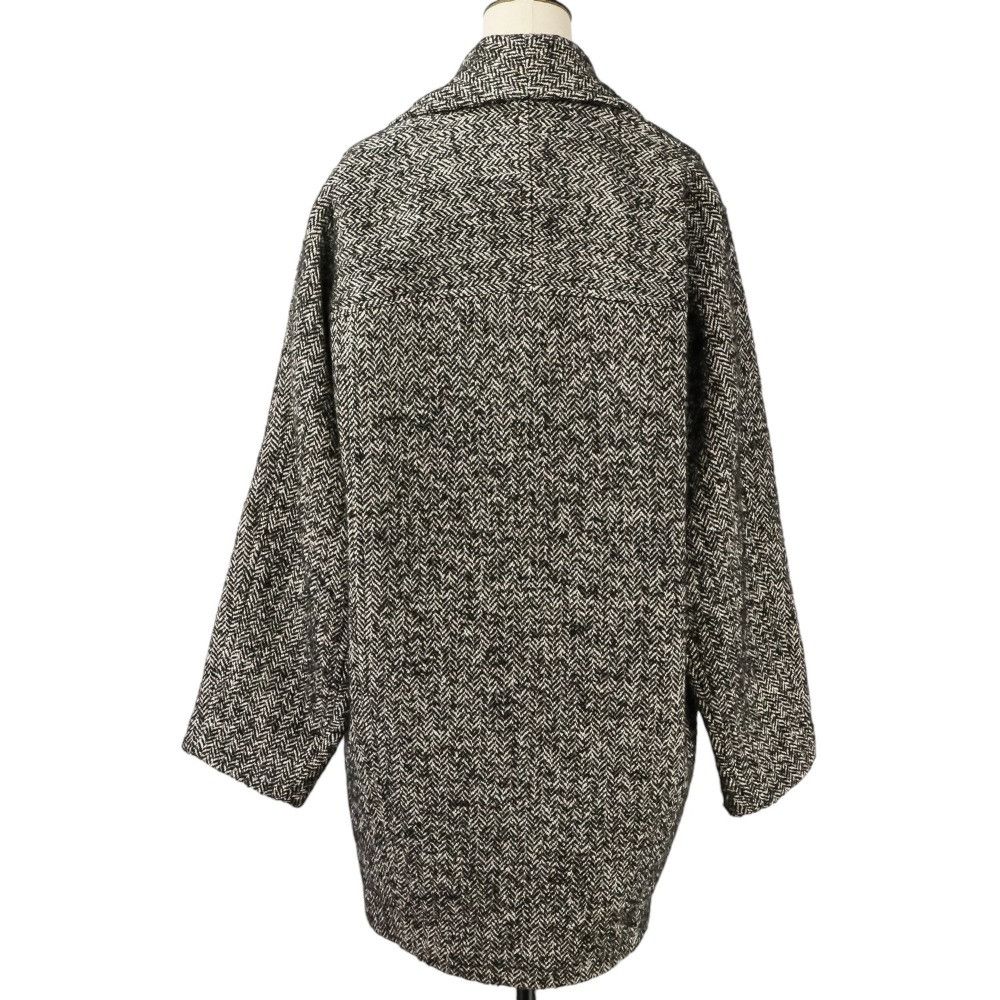 Other Other Blamink Herringbone Tweed Double-breasted Coat Textile Outerwear 7925-299-0374 DUTY FREE for USA Size ONE SIZE - 4 Thumbnail