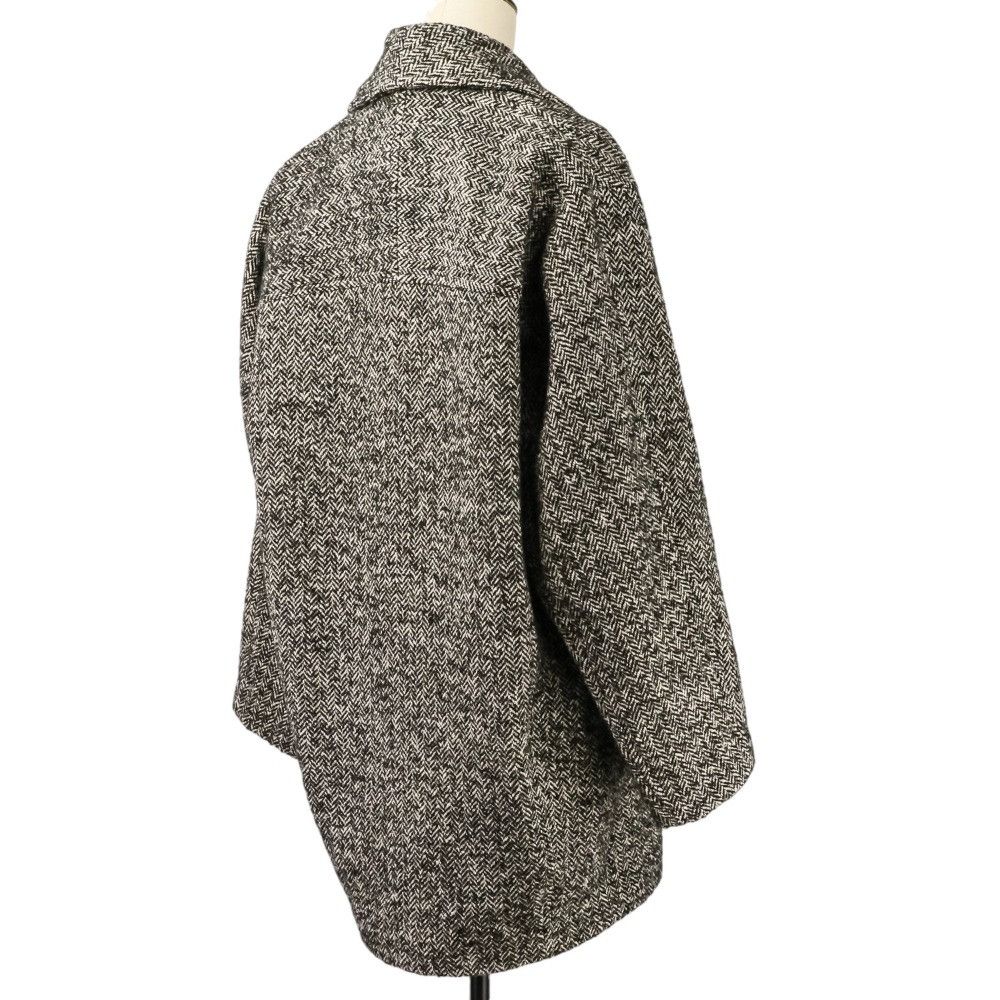 Other Other Blamink Herringbone Tweed Double-breasted Coat Textile Outerwear 7925-299-0374 DUTY FREE for USA Size ONE SIZE - 5 Thumbnail