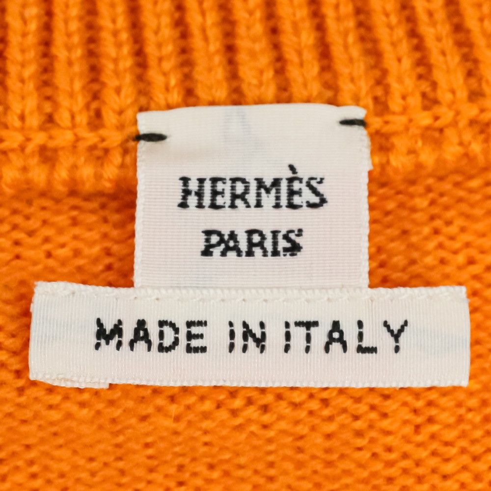 Hermes Hermes Hermès Funny Ice Cream Cashmere Short Sleeve Knit40 Textile Tops DUTY FREE for USA Size ONE SIZE - 9 Thumbnail