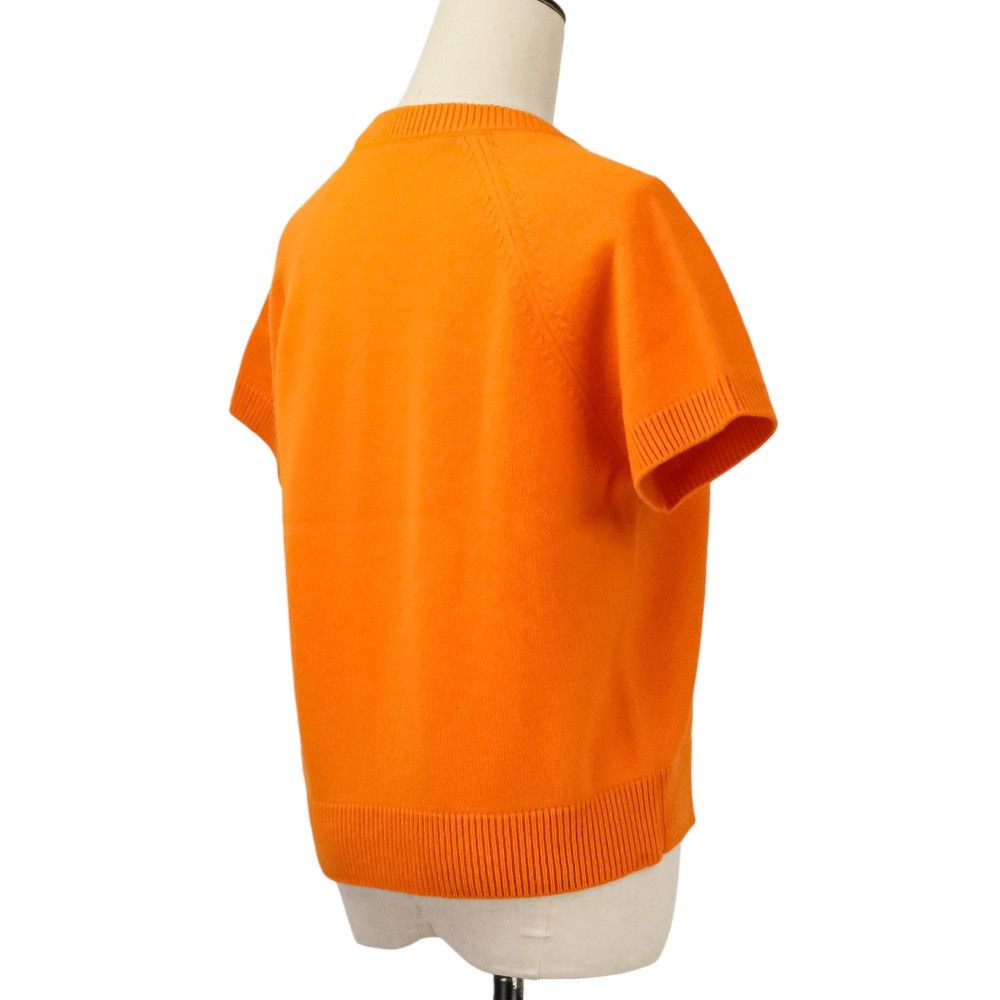 Hermes Hermes Hermès Funny Ice Cream Cashmere Short Sleeve Knit40 Textile Tops DUTY FREE for USA Size ONE SIZE - 5 Thumbnail
