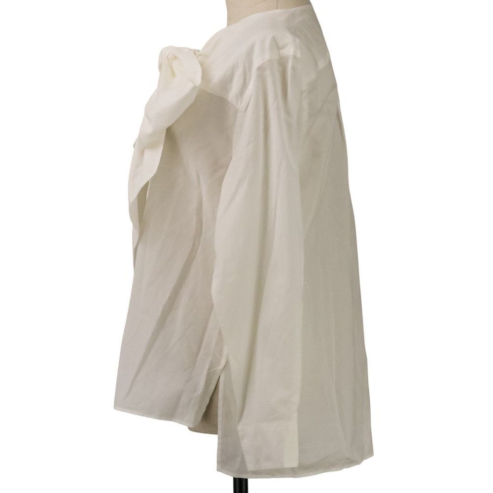 Margaret Howell Margaret Howell Margaret Howell Washed Cotton Tie Blouse Textile Tops DUTY FREE for USA Size ONE SIZE - 3 Thumbnail