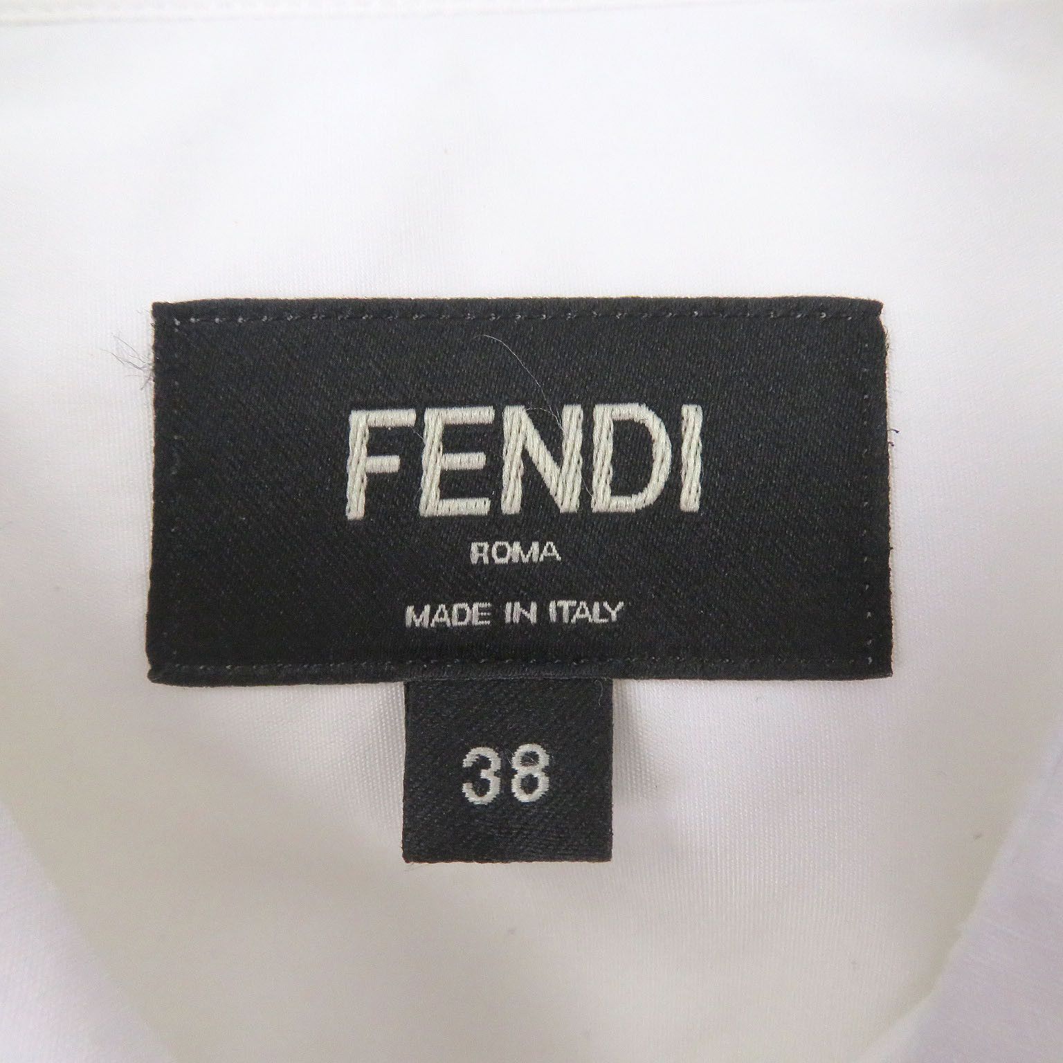 Fendi Fendi Fendi Cotton Long Sleeve Shirt Textile Dress Shirt FS0612 DUTY FREE for USA Size ONE SIZE - 6 Thumbnail