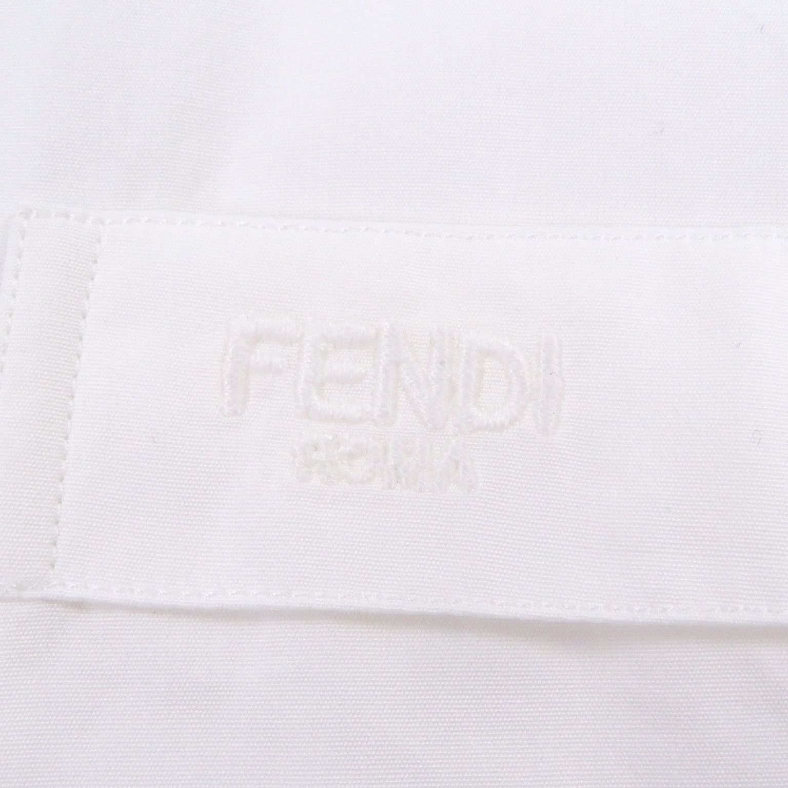 Fendi Fendi Fendi Cotton Long Sleeve Shirt Textile Dress Shirt FS0612 DUTY FREE for USA Size ONE SIZE - 5 Thumbnail