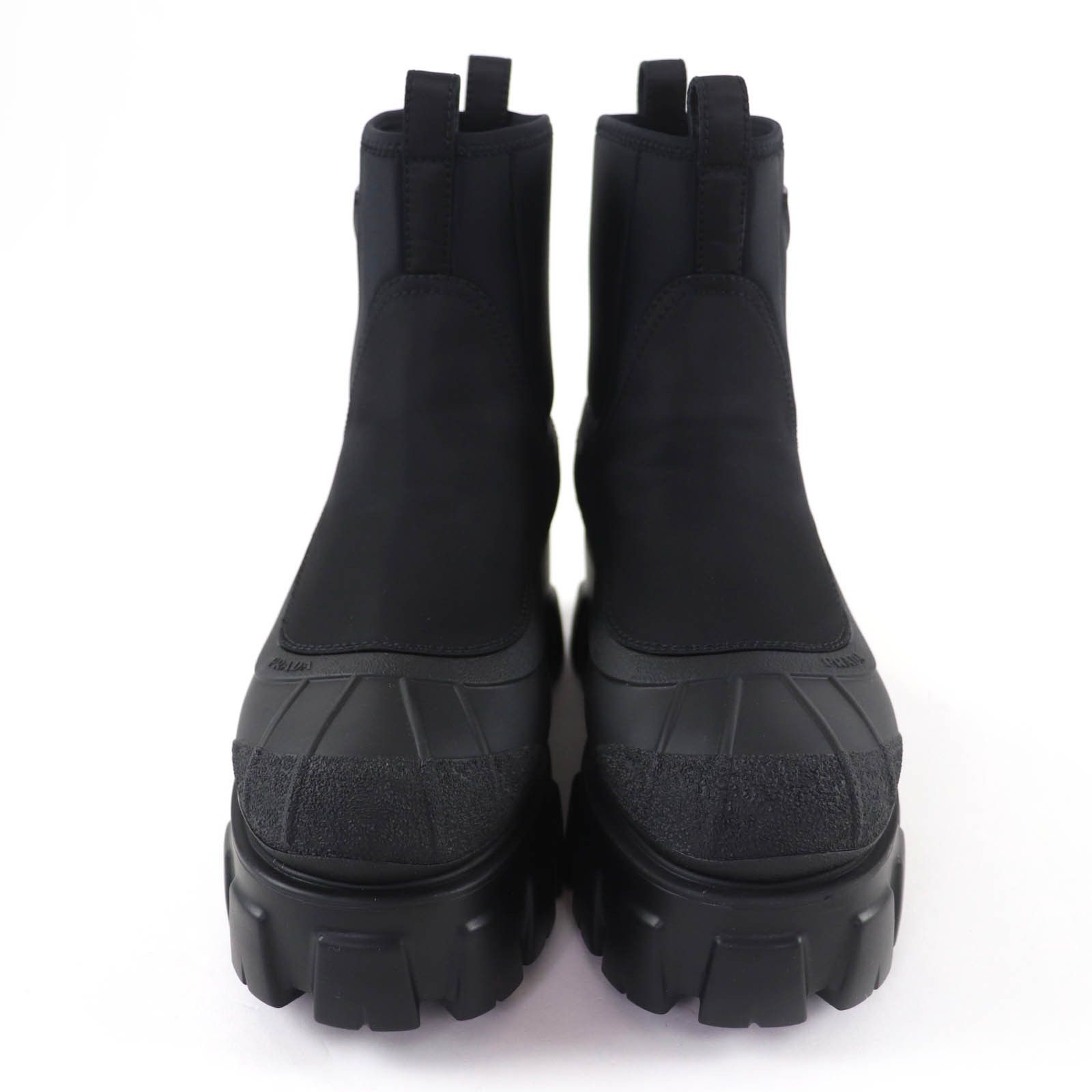 Prada Prada Prada Monolith Re-Nylon Triangle logo gabardine boots Textile Shoes 2UE029 DUTY FREE for USA Size ONE SIZE - 4 Thumbnail