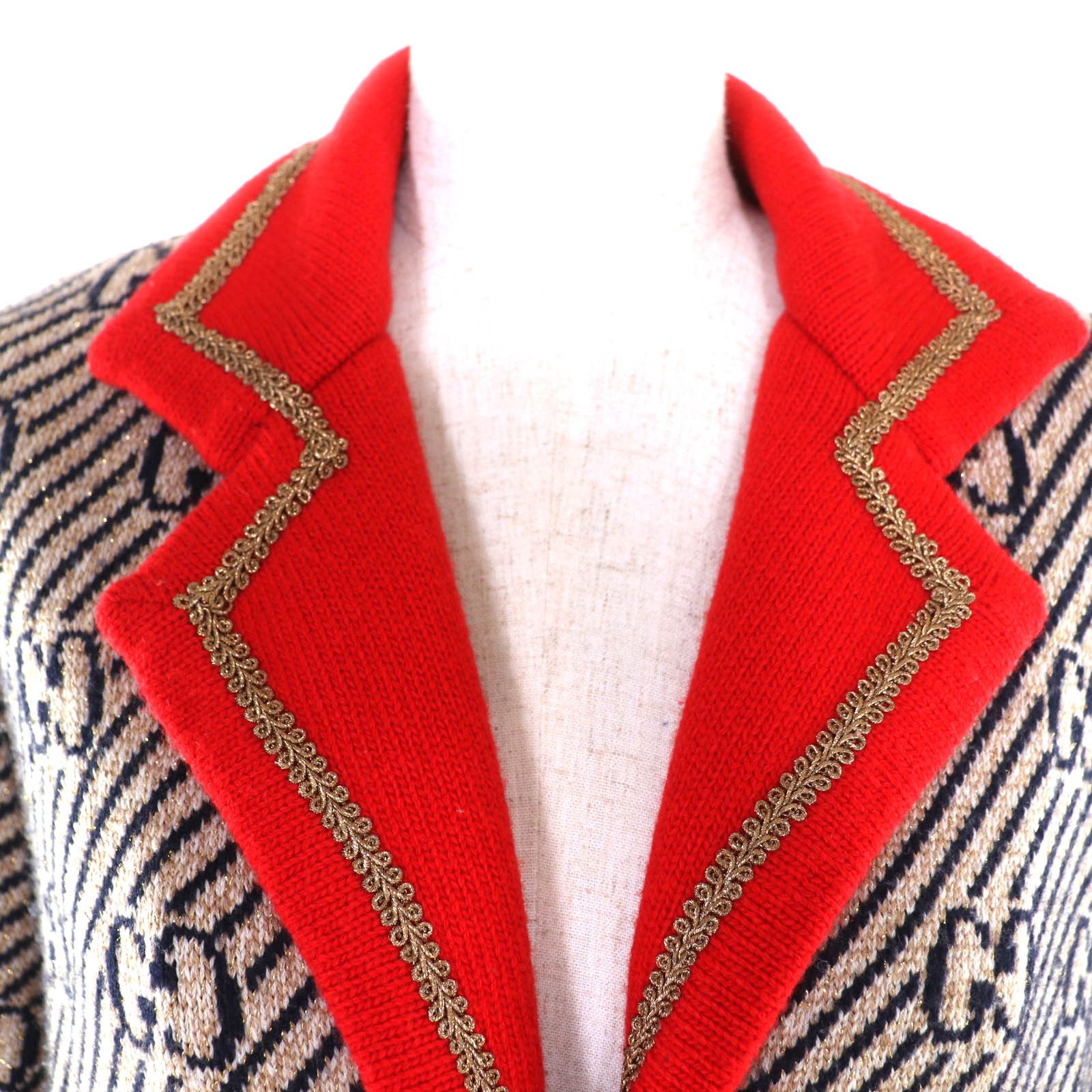 Gucci Gucci Gucci Wool Jacket Textile Outerwear 553505 DUTY FREE for USA Size ONE SIZE - 4 Thumbnail