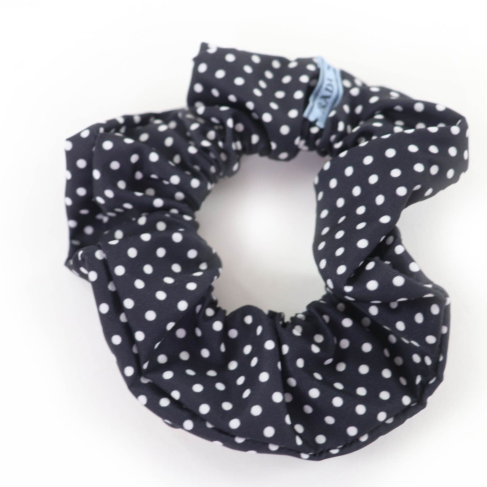 Prada Prada Prada Triangle logo Tessuto Scrunchie Textile Other 1IF015 DUTY FREE for USA Size ONE SIZE - 6 Thumbnail