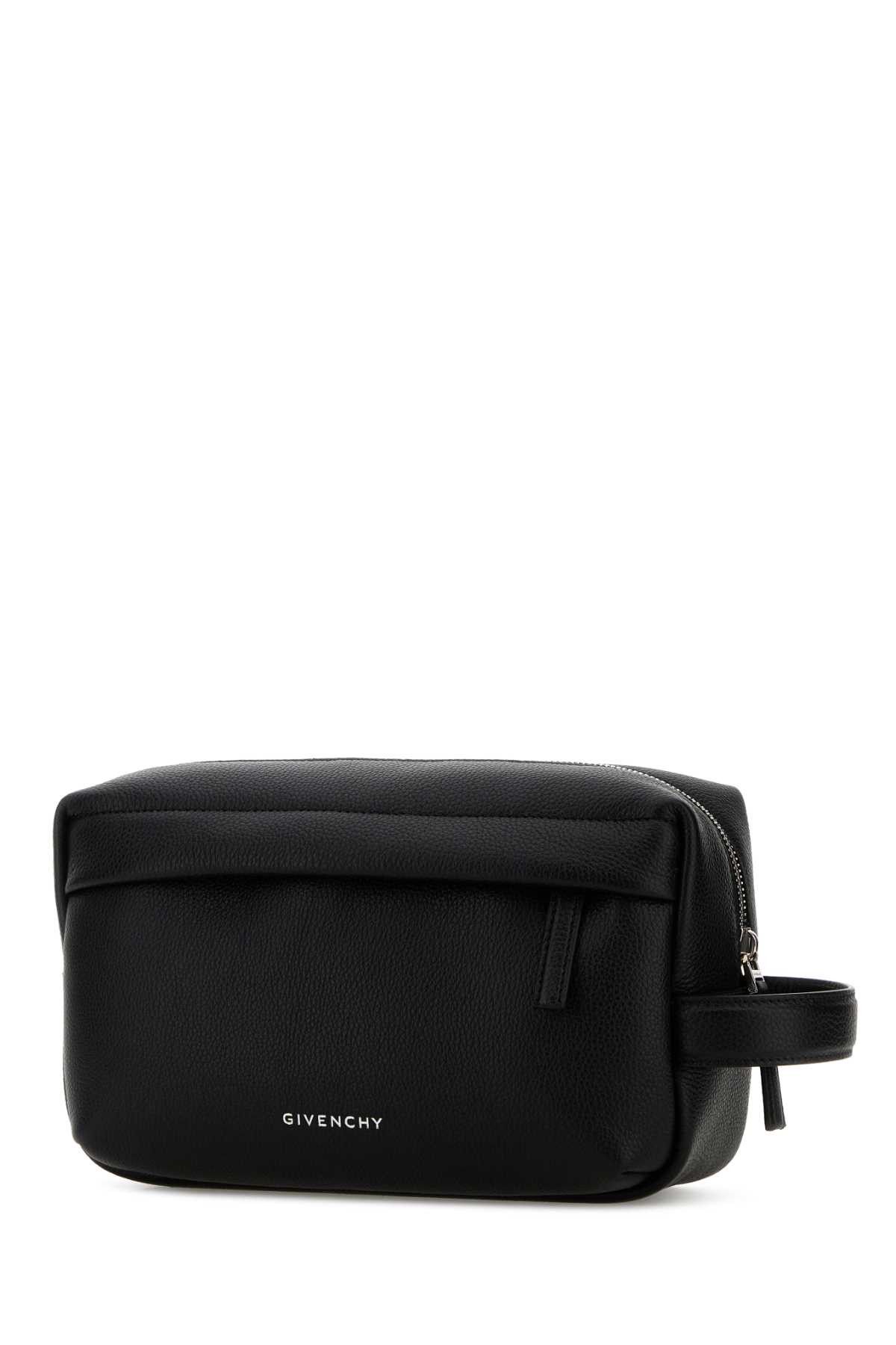 Givenchy Black Leather U Backpack Beauty Case Size ONE SIZE - 2 Thumbnail