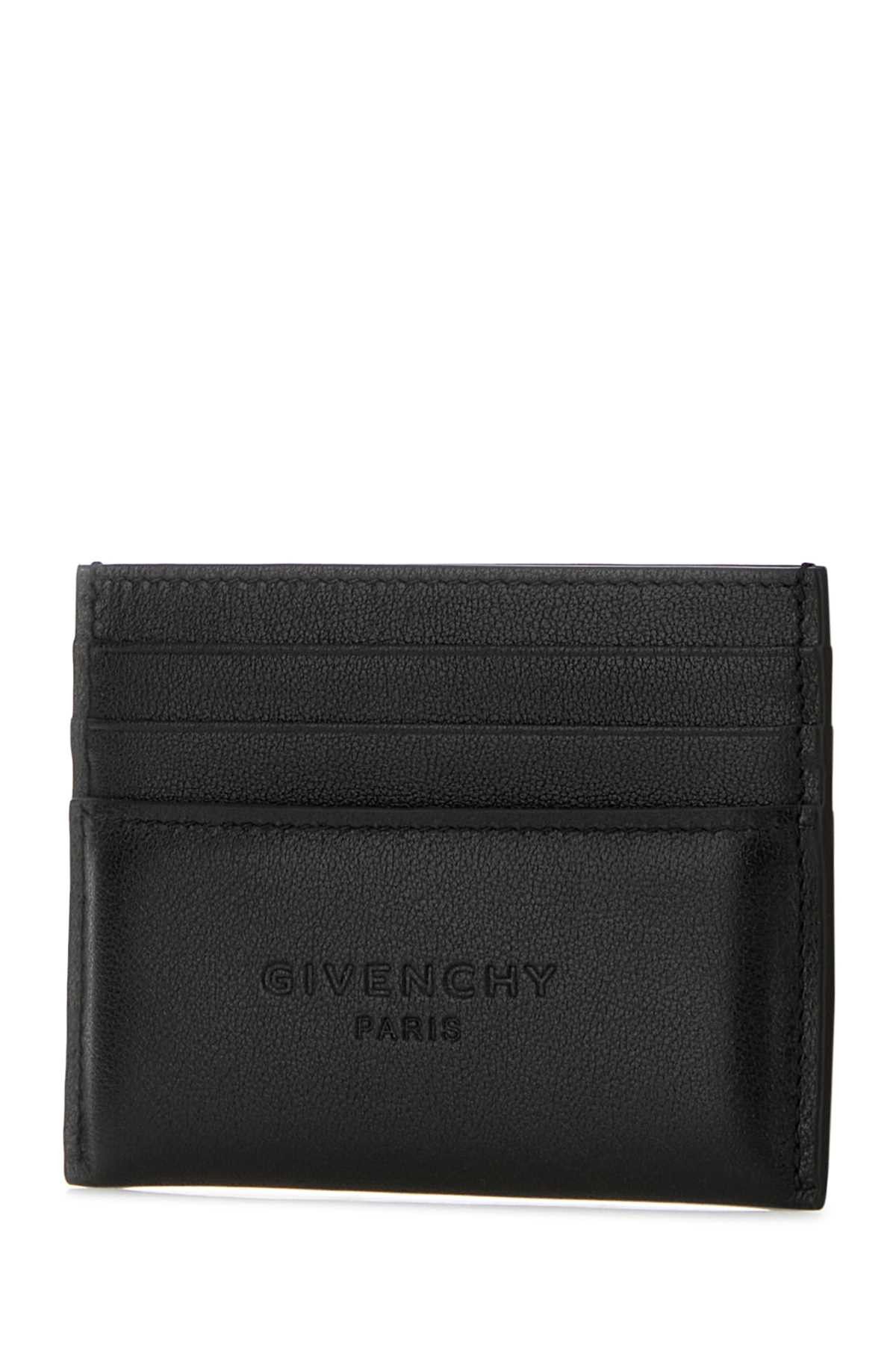 Givenchy Black Leather Card Holder Size ONE SIZE - 2 Thumbnail