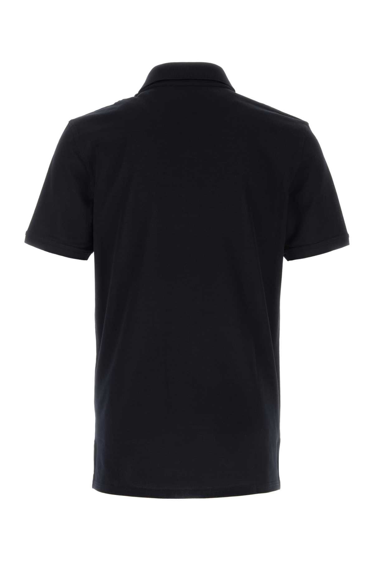 Givenchy Black Piquet Polo Shirt Size US L / EU 52-54 / 3 - 2 Thumbnail