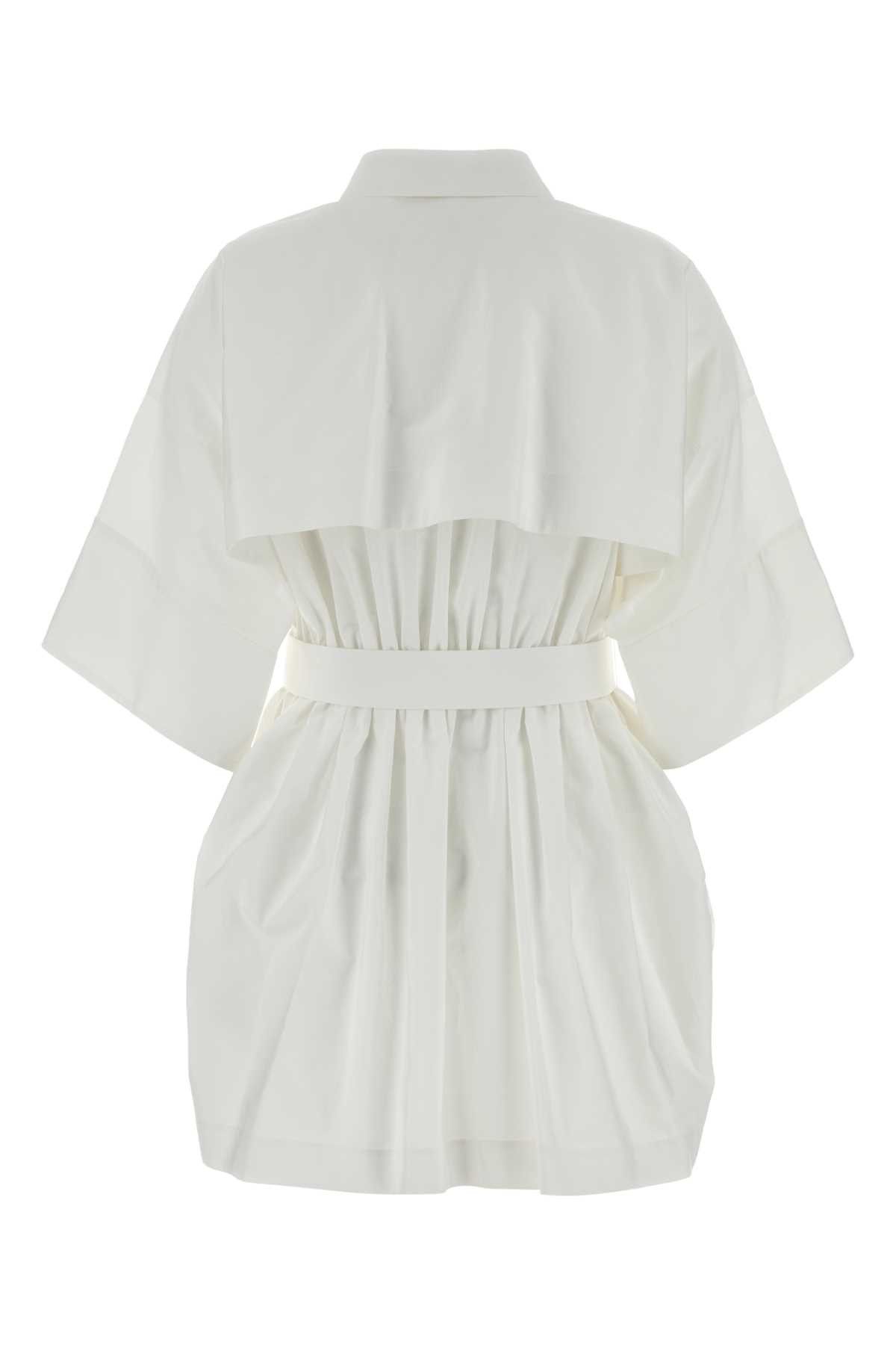 Givenchy White Poplin Shirt Dress Size S / US 4 / IT 40 - 2 Thumbnail