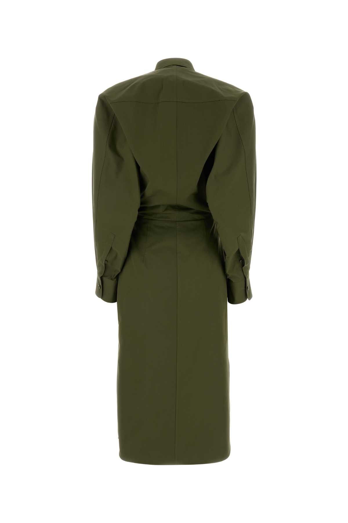 Givenchy Khaki Poplin Shirt Dress Size S / US 4 / IT 40 - 2 Thumbnail