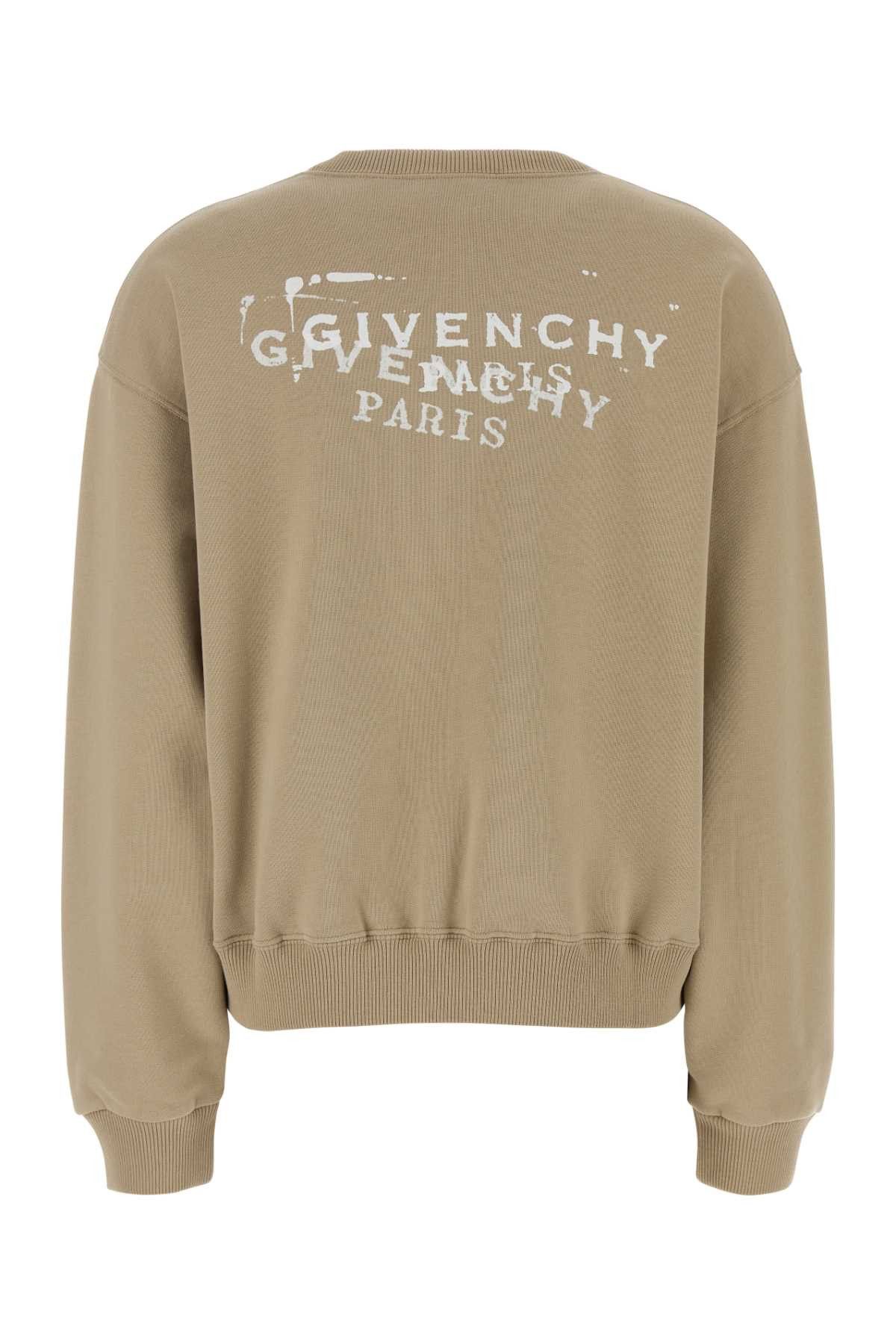 Givenchy Beige Cotton Sweatshirt Size M / US 6-8 / IT 42-44 - 2 Thumbnail