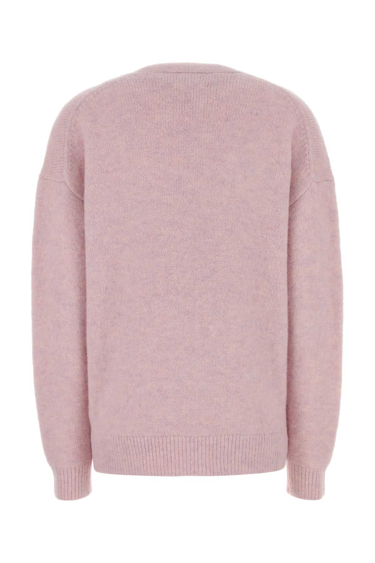 Isabel Marant Etoile Melange Pink Alpaca Blend Eborah Cardigan Size S / US 4 / IT 40 - 2 Thumbnail