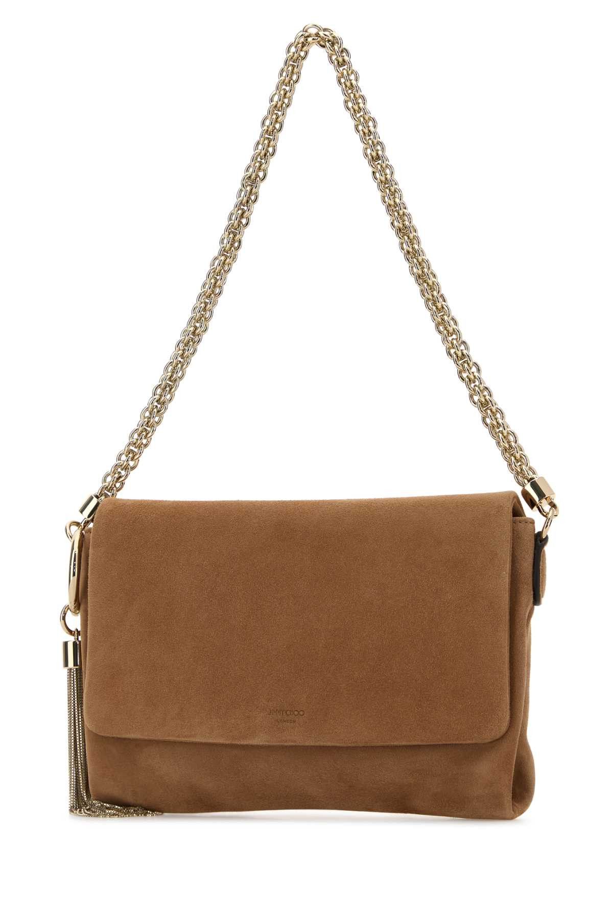 Jimmy Choo Biscuit Suede Callie Shoulder Bag Size ONE SIZE - 2 Thumbnail