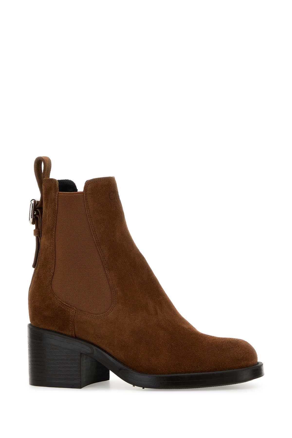 Chloe Caramel Suede Dakota Ankle Boots Size US 6 / IT 36 - 2 Thumbnail