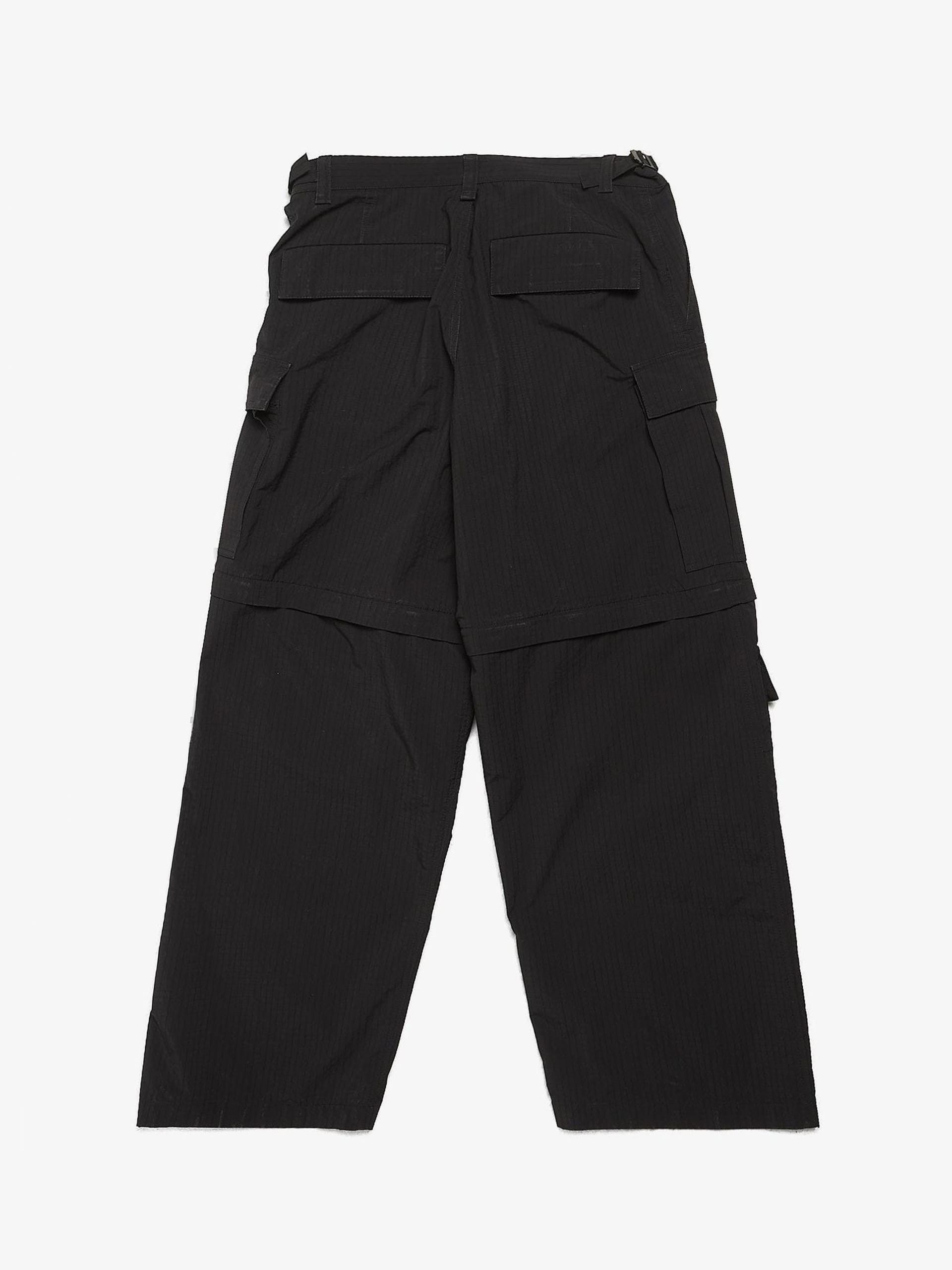 Balenciaga Zip-Off Ripstop Cargo Pants in Black Size US 36 / EU 52 - 2 Thumbnail