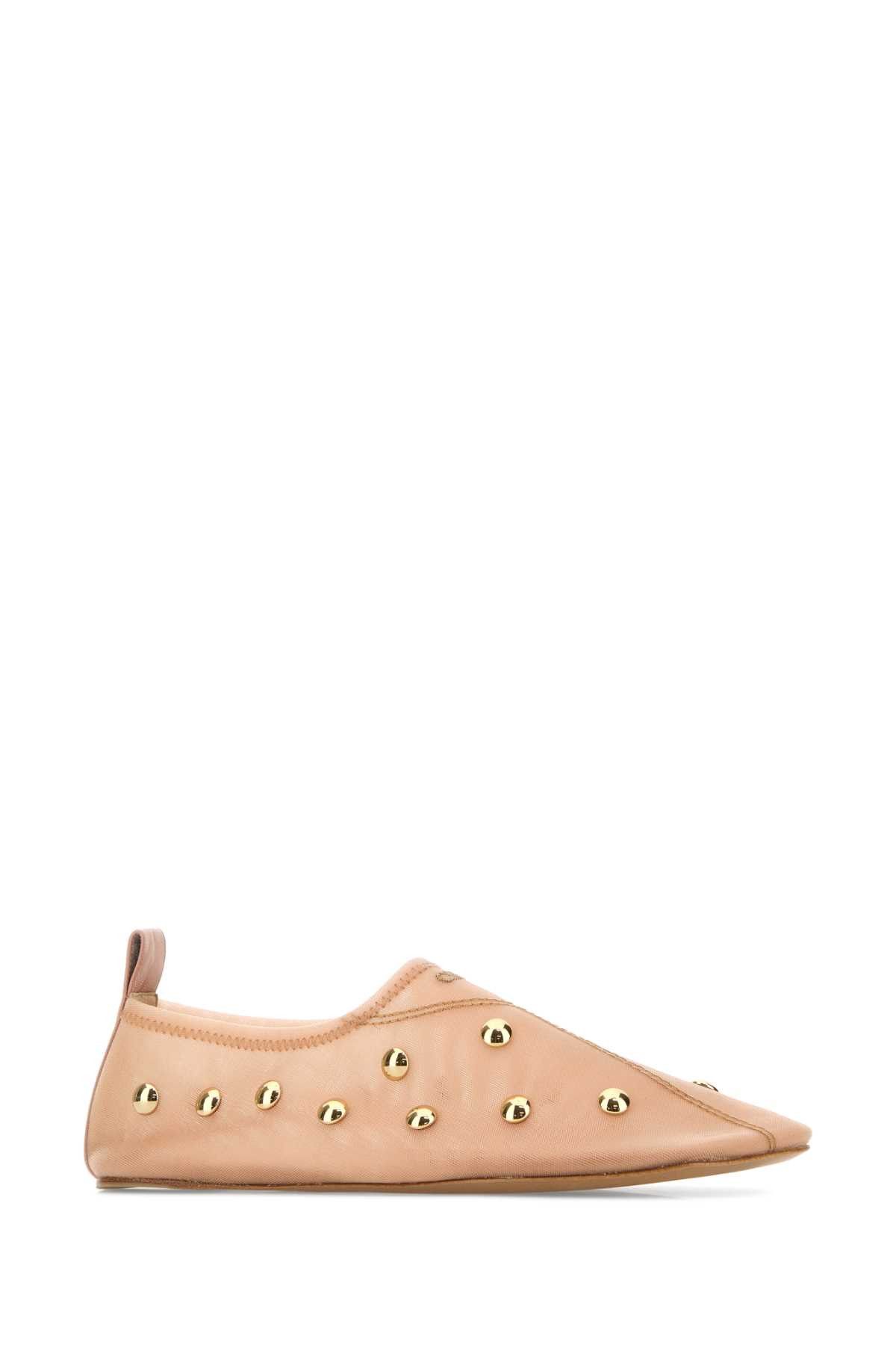 Chloe Pink Mesh Rita Ballerinas Size US 8 / IT 38 - 2 Thumbnail