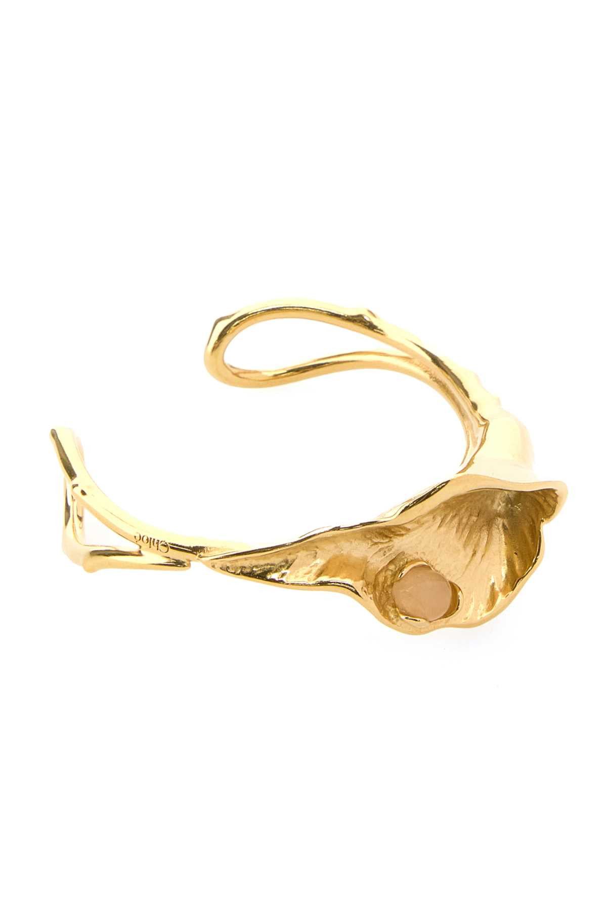 Chloe Gold Metal Chloe Flower Soul Bracelet Size ONE SIZE - 2 Thumbnail