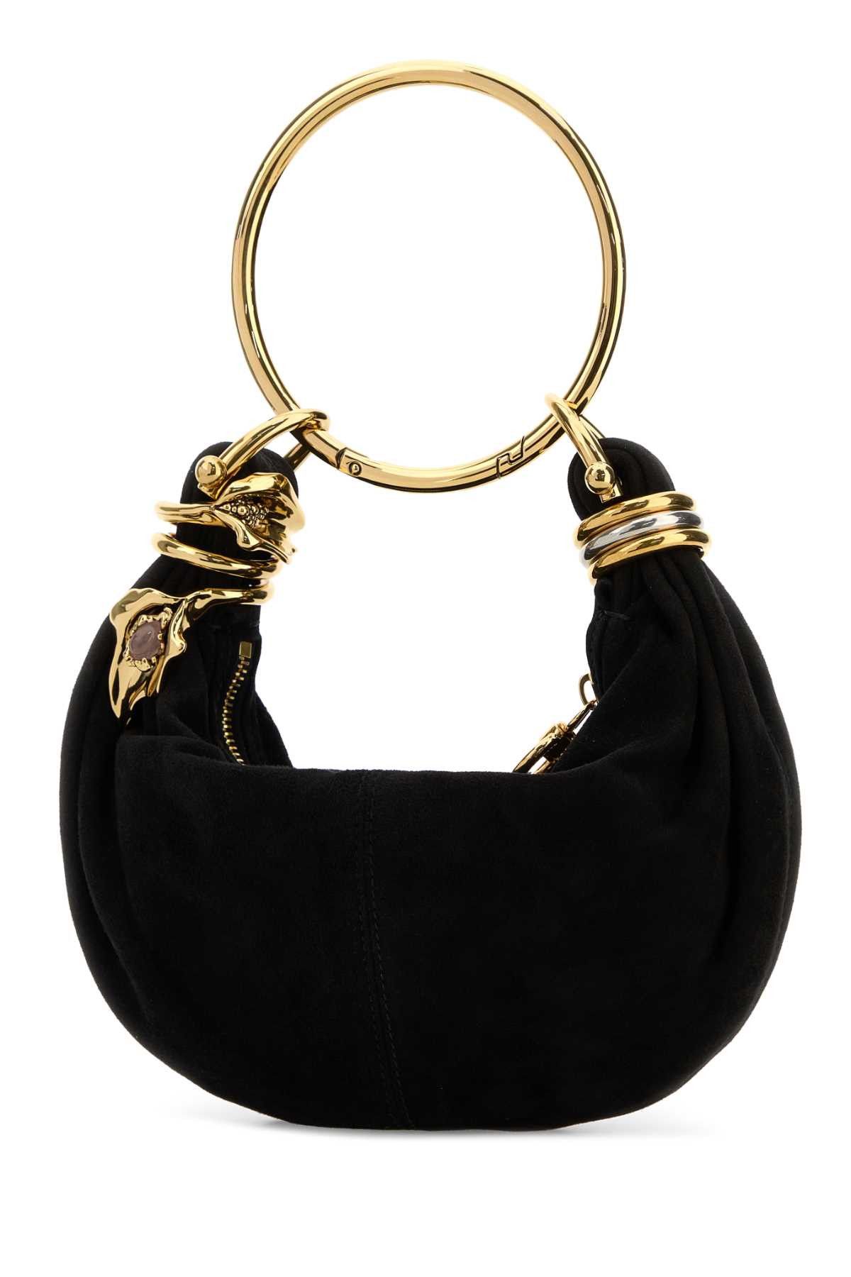 Chloe Black Suede Mini Bracelet Handbag Size ONE SIZE - 2 Thumbnail