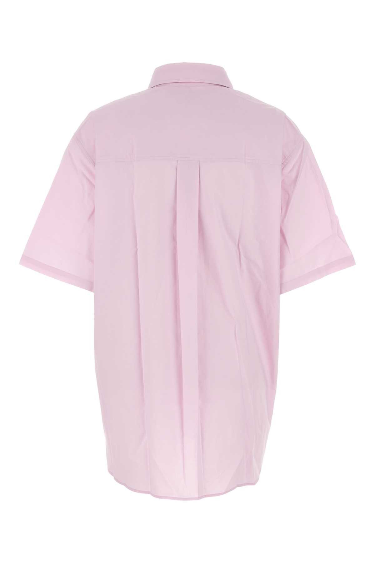 Soeur Pink Poplin Bobbie Oversize Shirt Size M / US 6-8 / IT 42-44 - 2 Thumbnail