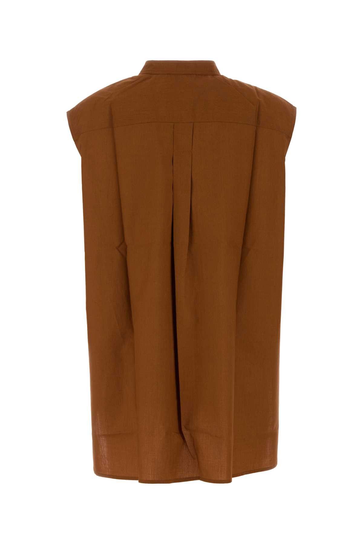 Soeur Brick Cotton Colette Shirt Size M / US 6-8 / IT 42-44 - 2 Thumbnail