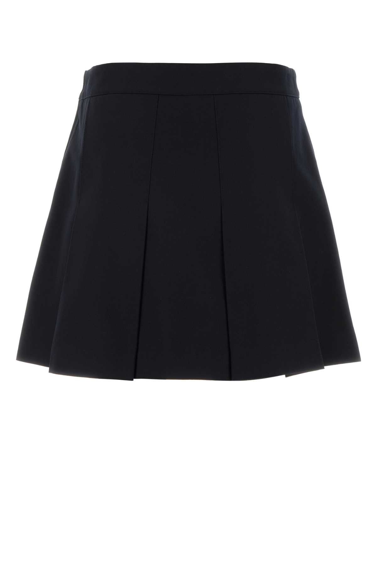 A.P.C. Navy Blue Twill Jupe Mini Skirt Size 27" / US 4 / IT 40 - 2 Thumbnail