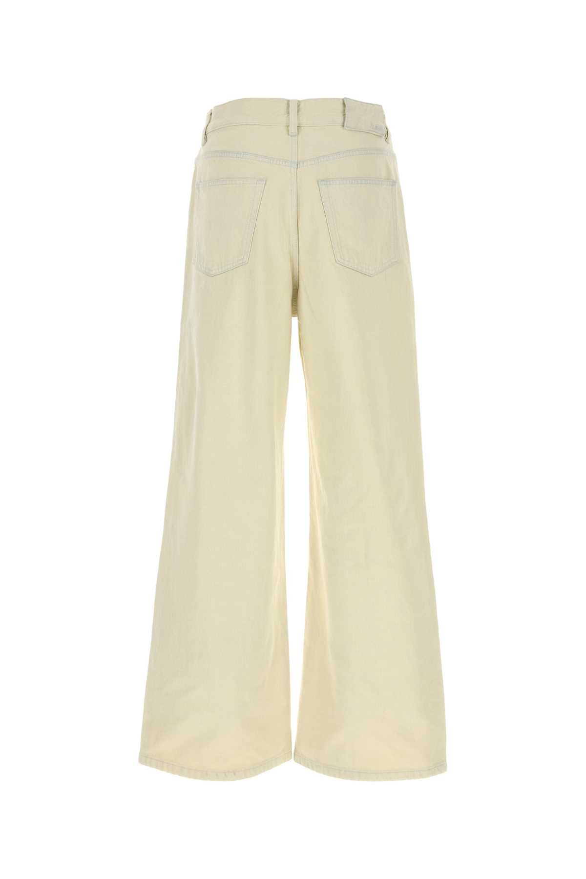 A.P.C. Ivory Denim Clyde Jeans Size US 33 - 2 Thumbnail