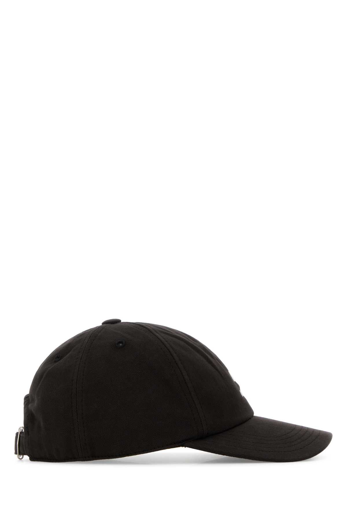 Isabel Marant Black Cotton Tomas Baseball Cap Size ONE SIZE - 2 Thumbnail