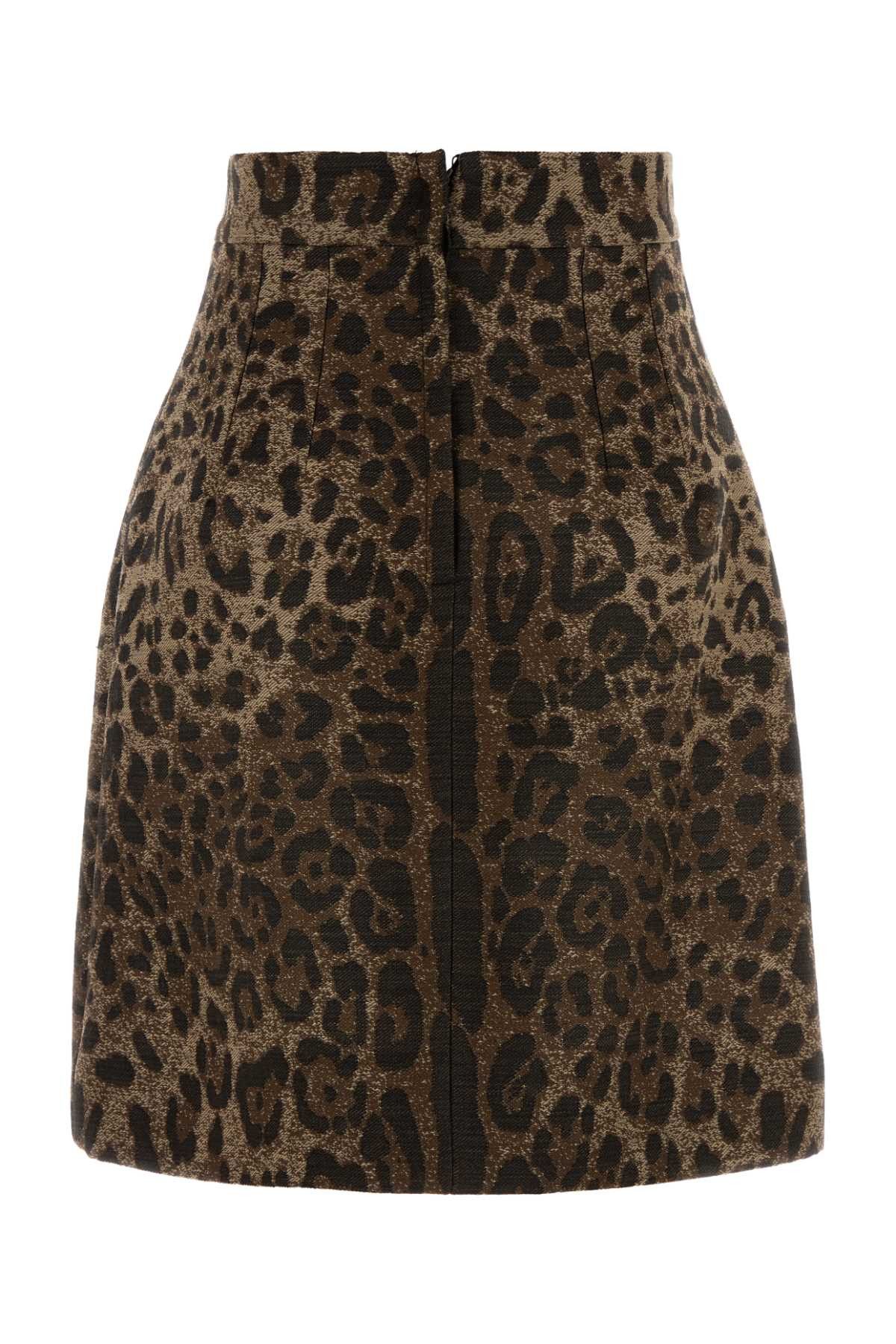 Dolce & Gabbana Embroidered Wool Skirt Size 27" / US 4 / IT 40 - 2 Thumbnail