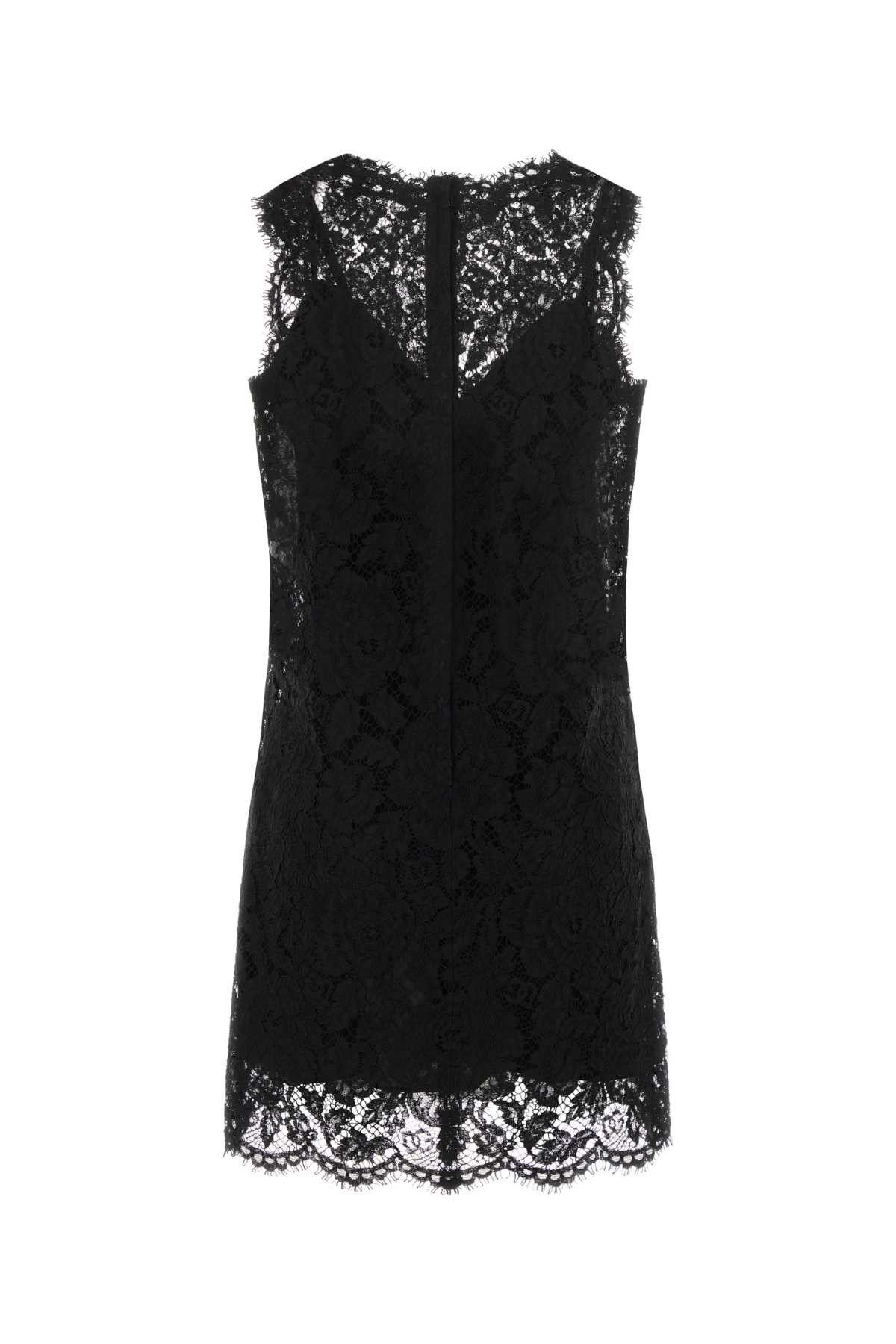 Dolce & Gabbana Black Lace Dress Size S / US 4 / IT 40 - 2 Thumbnail