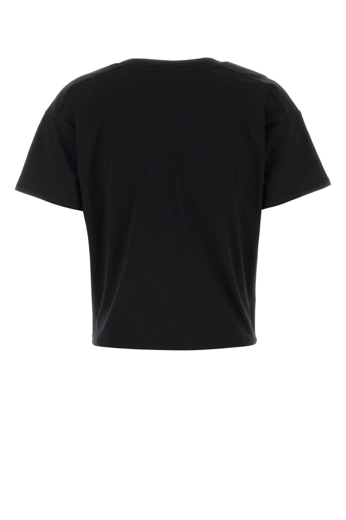Loulou de Saison Black Cotton Faaa T-Shirt Size XS / US 0-2 / IT 36-38 - 2 Thumbnail